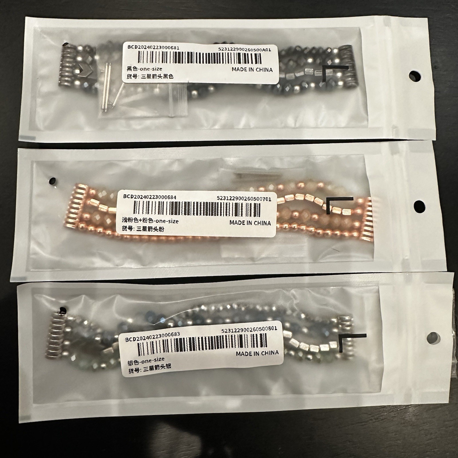 Women’s Smart Watch 1.3 Inch for Android and IOS Silver + 5 Bands New Sealed