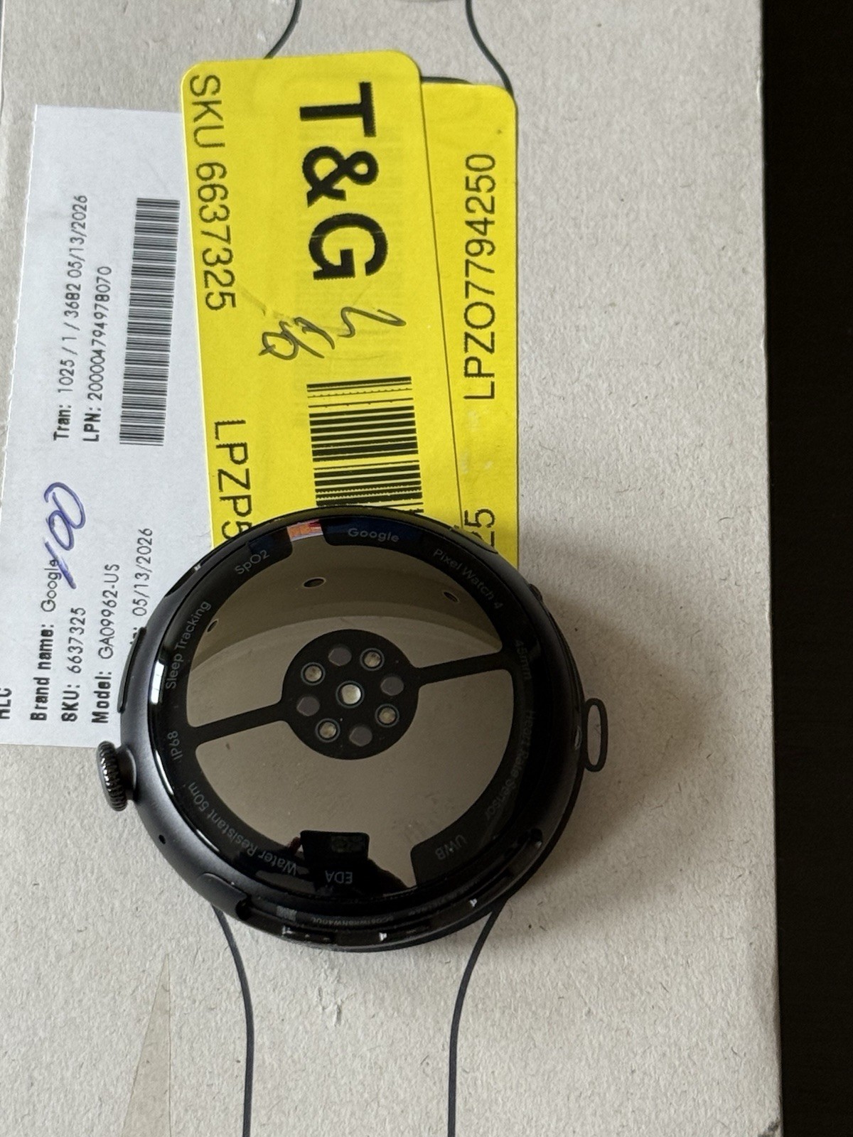 Google Pixel Watch 4 45mm Obsidian WiFi Smartwatch GA10840-US