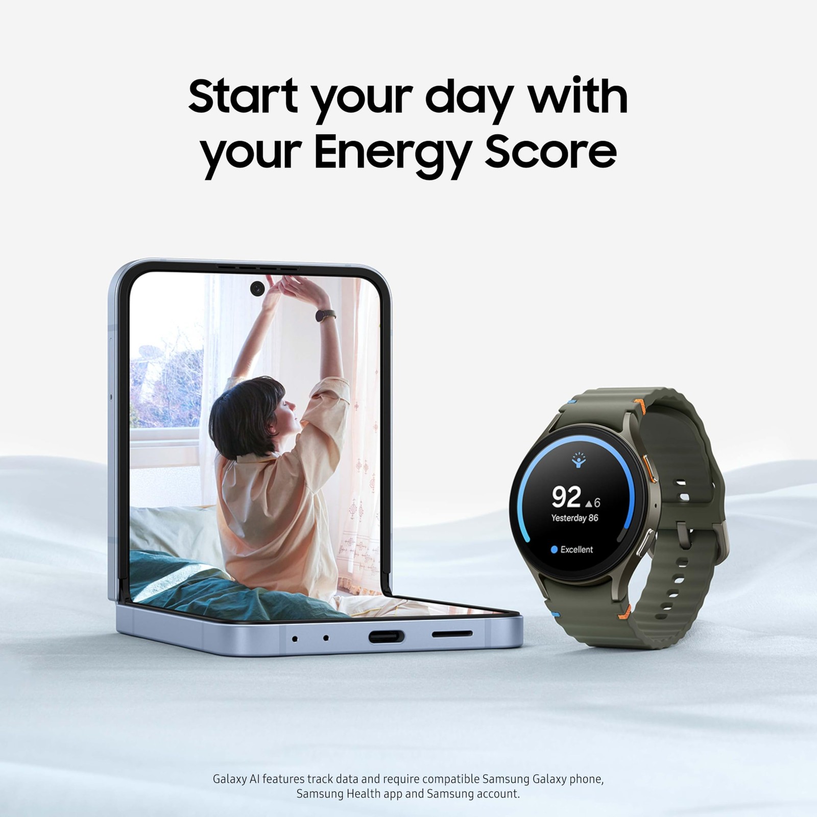 Samsung Galaxy Watch 7 44mm LTE AI Smartwatch w/Energy Score, Wellness Tips,