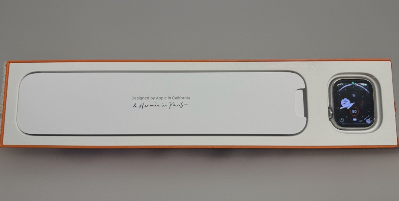 Apple Watch Hermès Series 7 41 mm Silver Stainless Steel GPS+Cellular WATCH ONLY