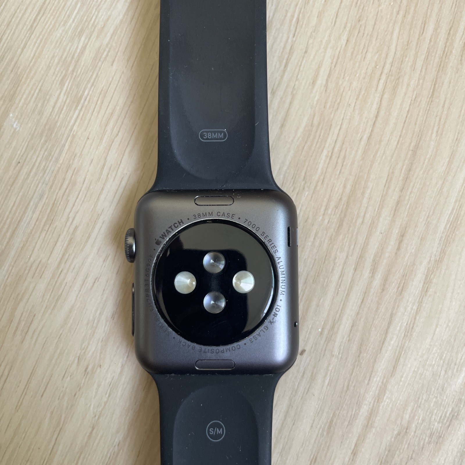 Apple Watch 7000 Series 38mm Smartwatch Exercise Watch Untested As Is Black