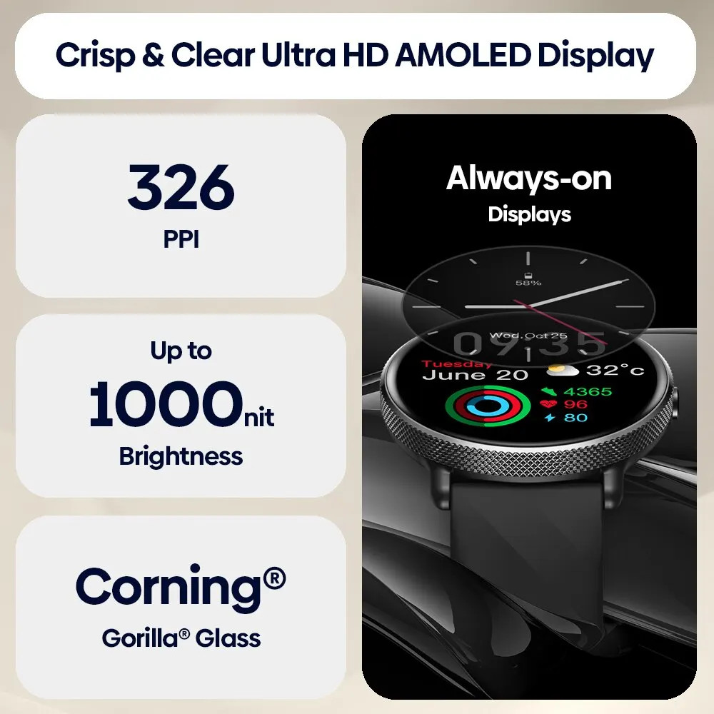 GTR 3 Pro Smart Watch Bluetooth Calling 1.43″ AMOLED Fitness Tracker