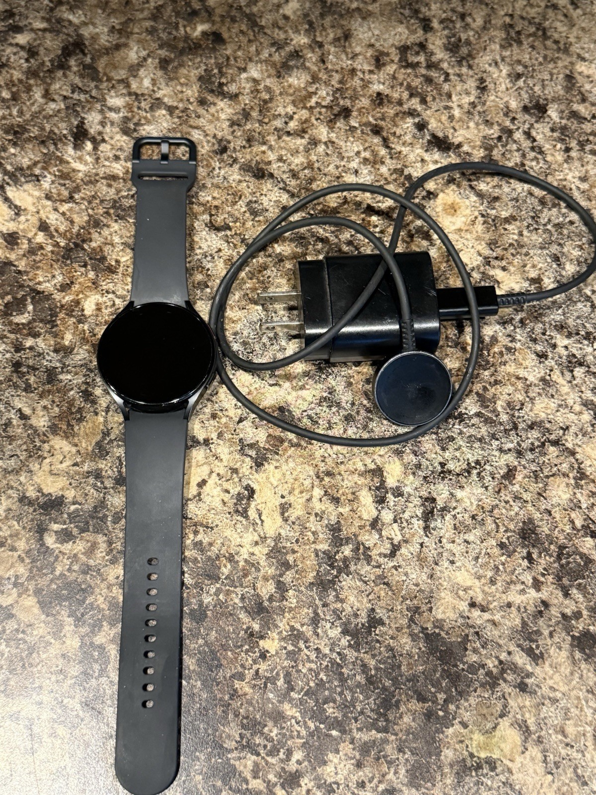 Samsung Galaxy Watch5 44mm Black Aluminum, Silicone Band, Sapphire, 16GB