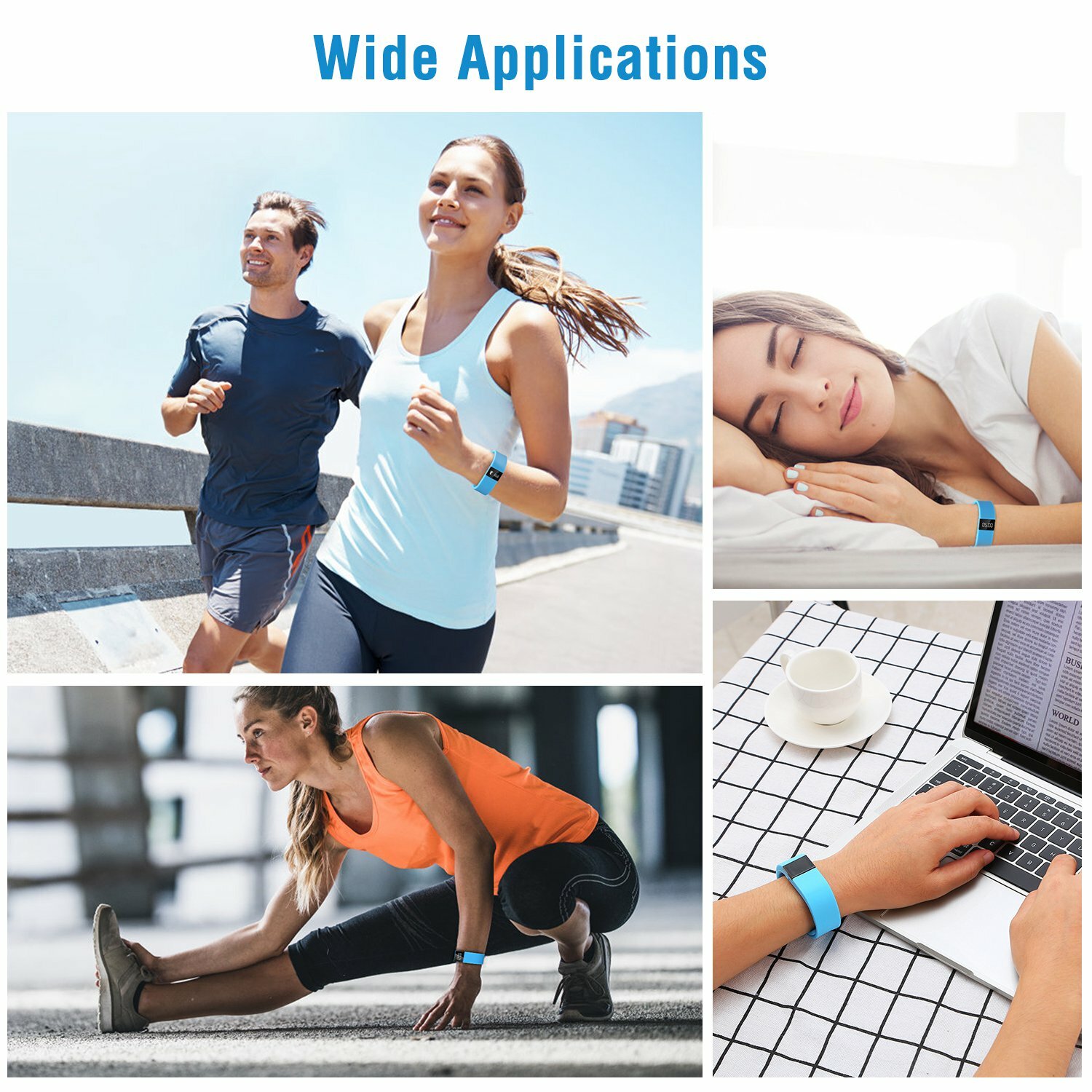 Waterproof Wireless Smart Watch Fitness Activity Tracker For iphone IOS Android