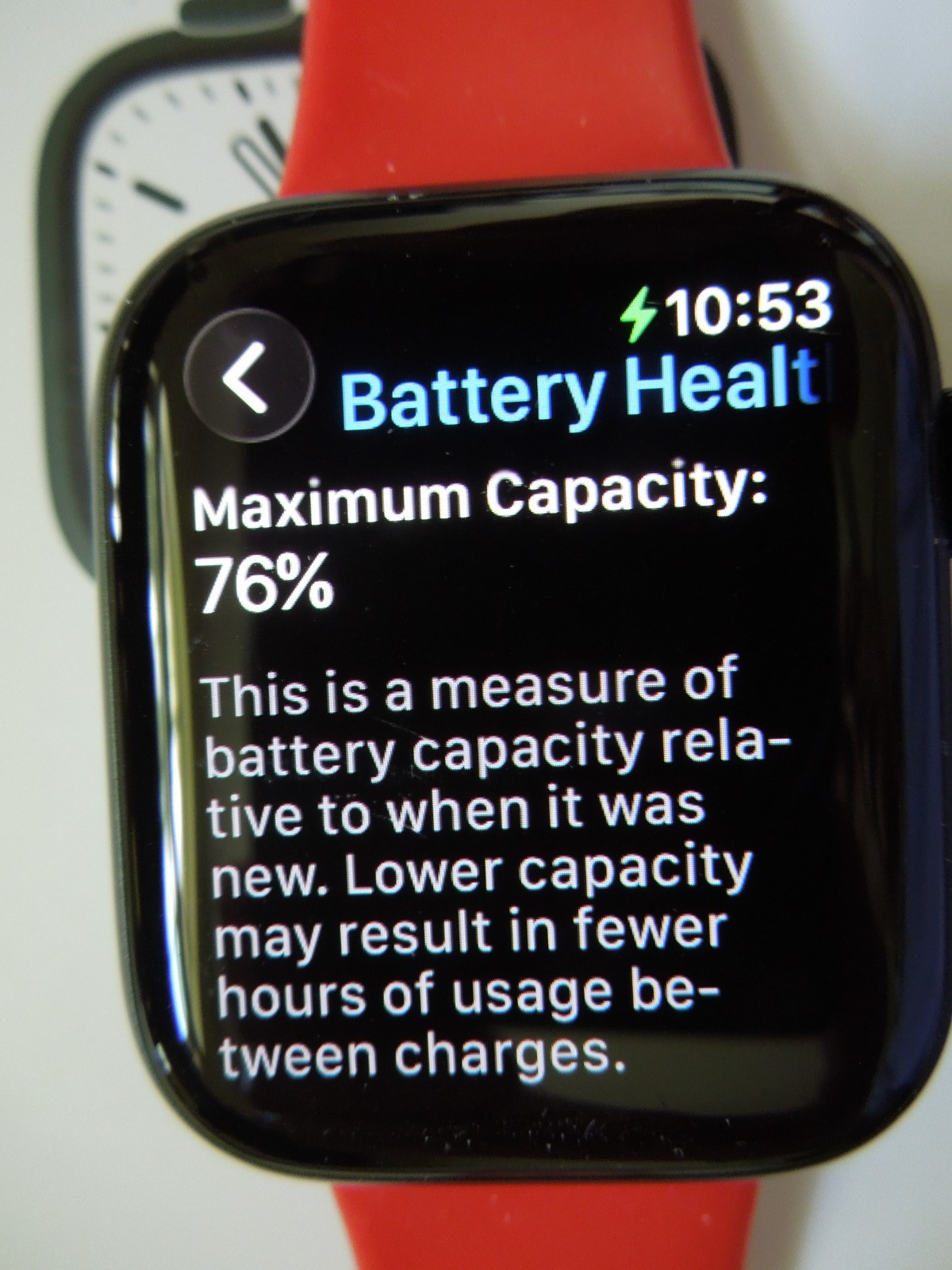 Apple Watch Series 7 45mm Black Aluminum Case with Red Sport Band (GPS)