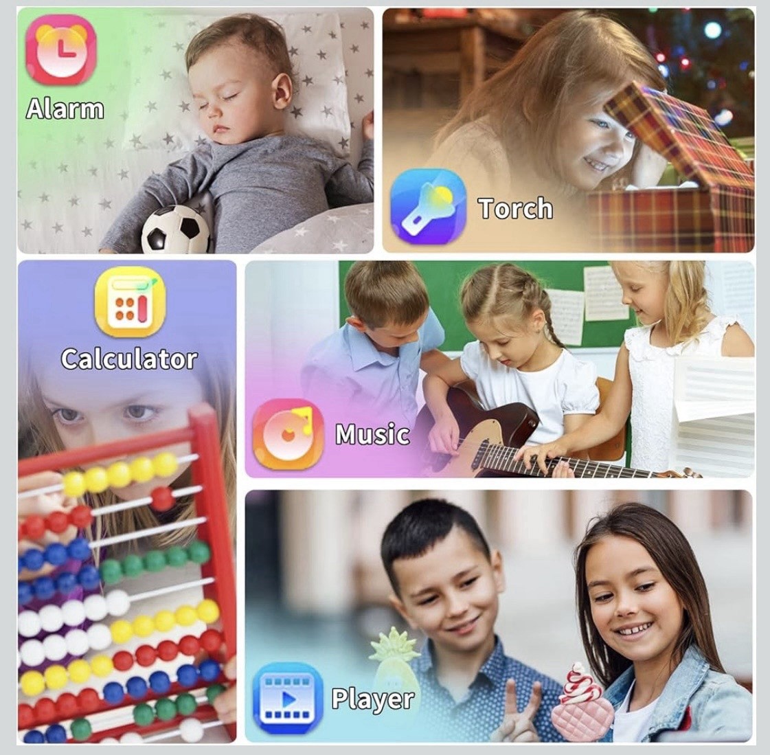 Smart Watch for Kids, Kids Watch Toys with 24 Games Camera Video Recorder Music