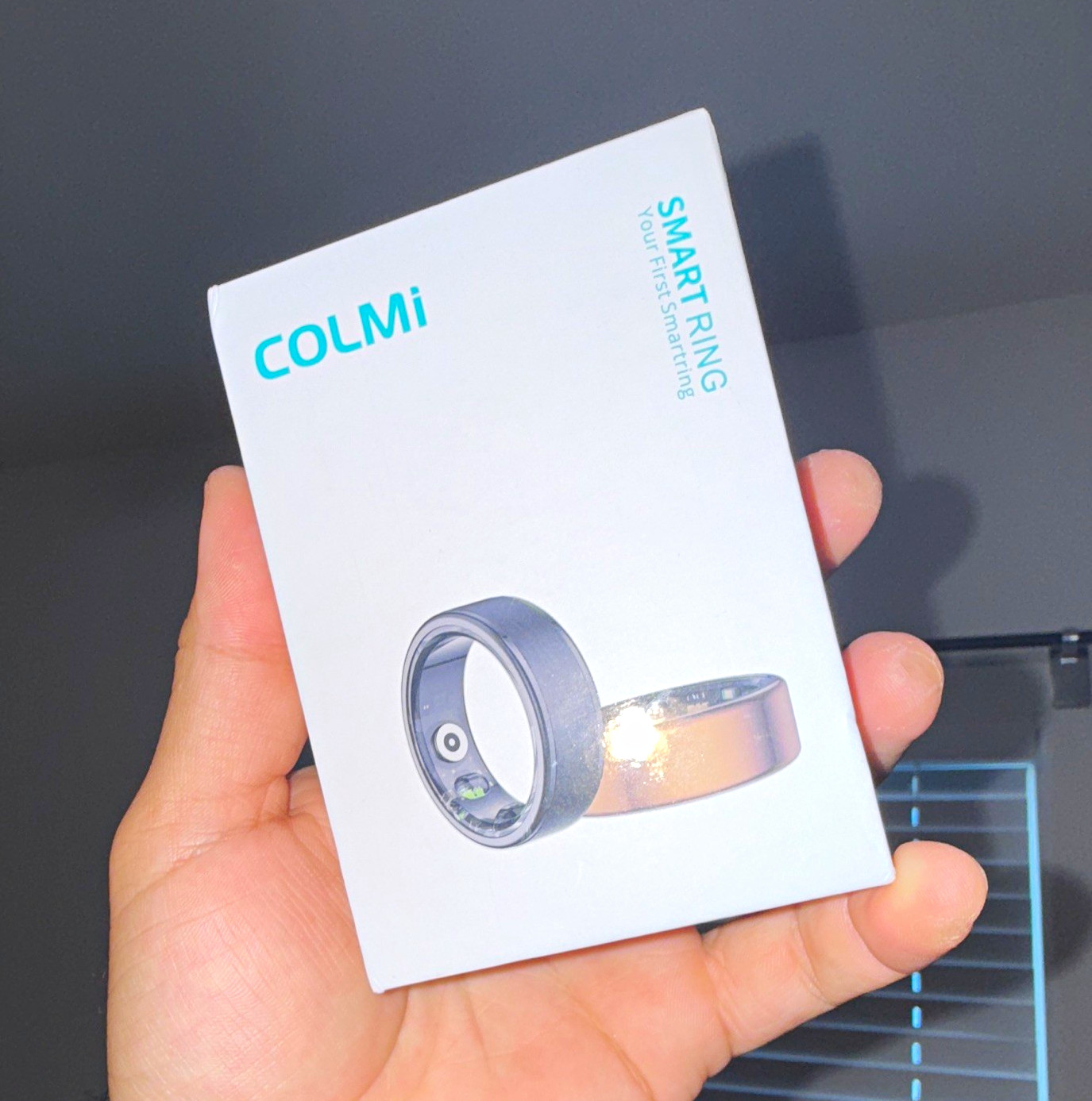 COLMI R02 Smart Ring Black Heart Rate & Sleep Monitor iOS/Android Size 8