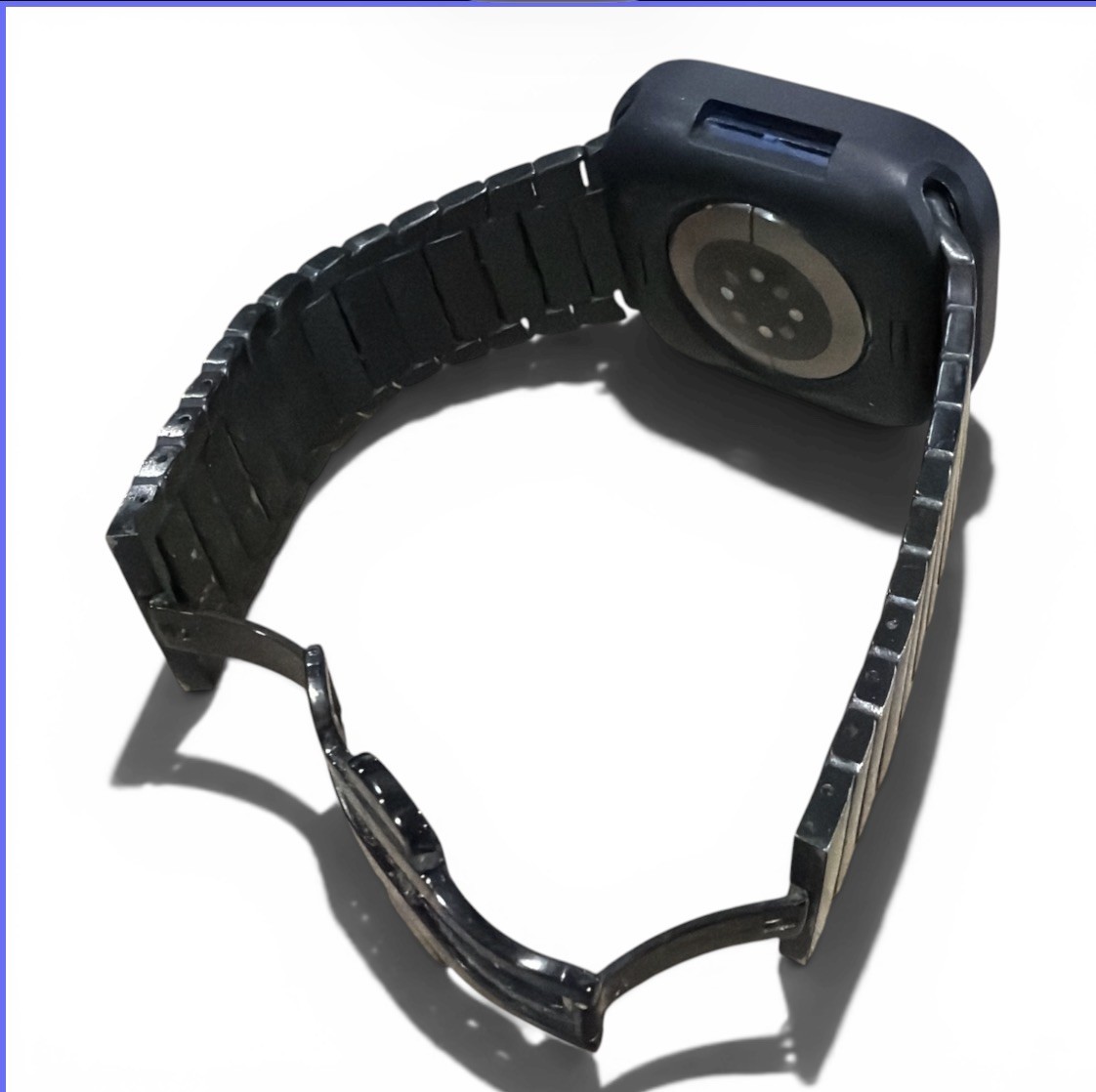 Apple Watch Series 4 44 mm Space Gray Alum. w/ Black metal Band (GPS+Cellular)