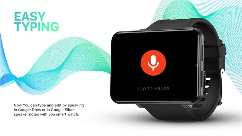 DM100 4G 2.86 Inch Screen Smart Watch Phone+4G LTE Phone SIM 5MP Camera