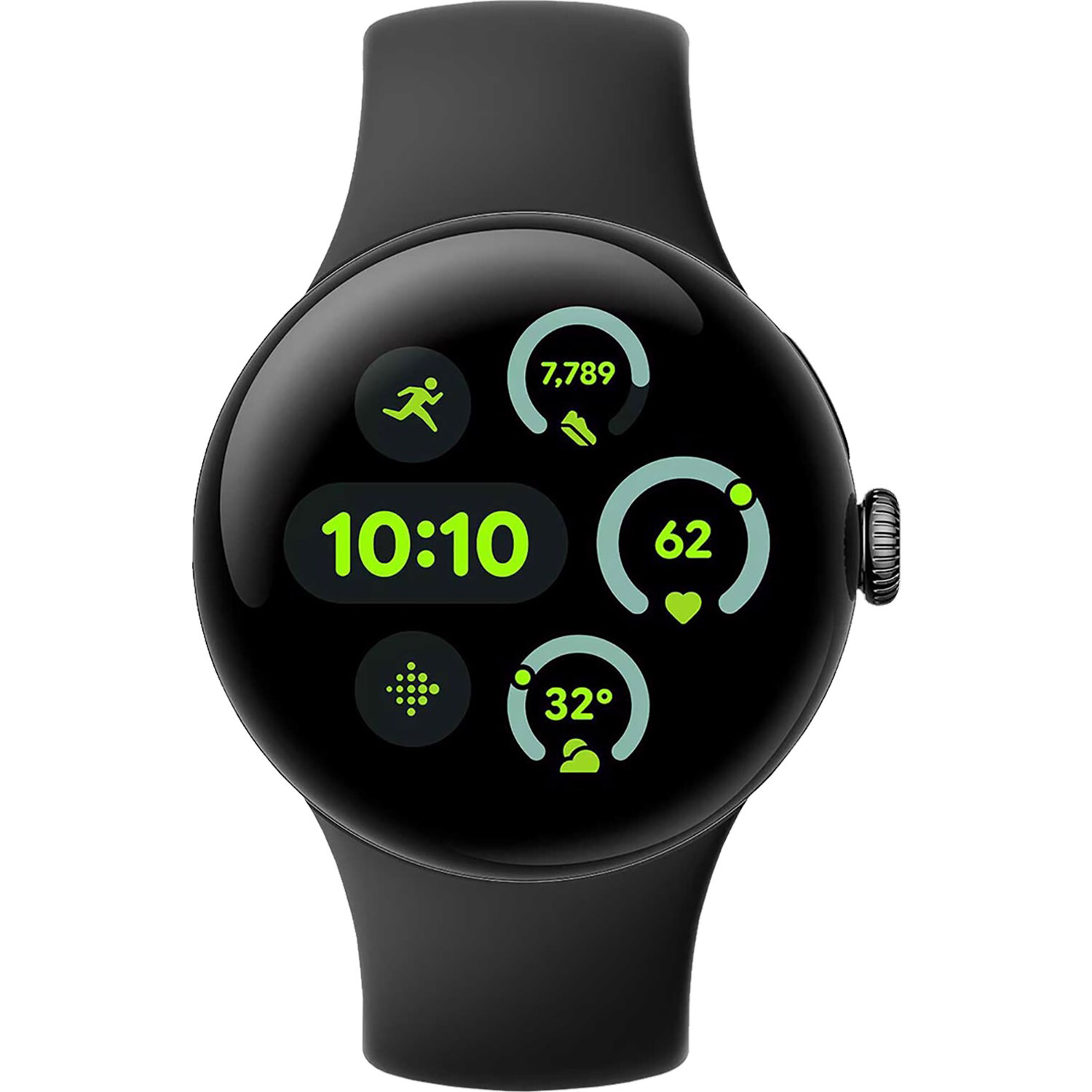 Google Pixel Watch 3 45mm Matte Black / Obsidian 32GB + 2GB 4G + Bluetooth NEW