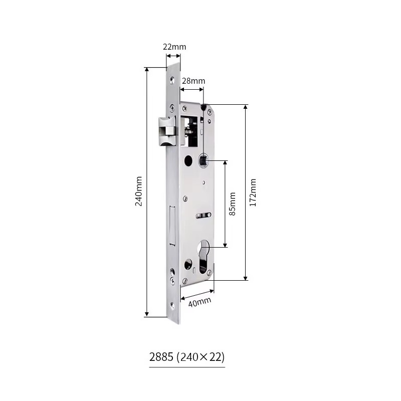 Various mortises of smart locks