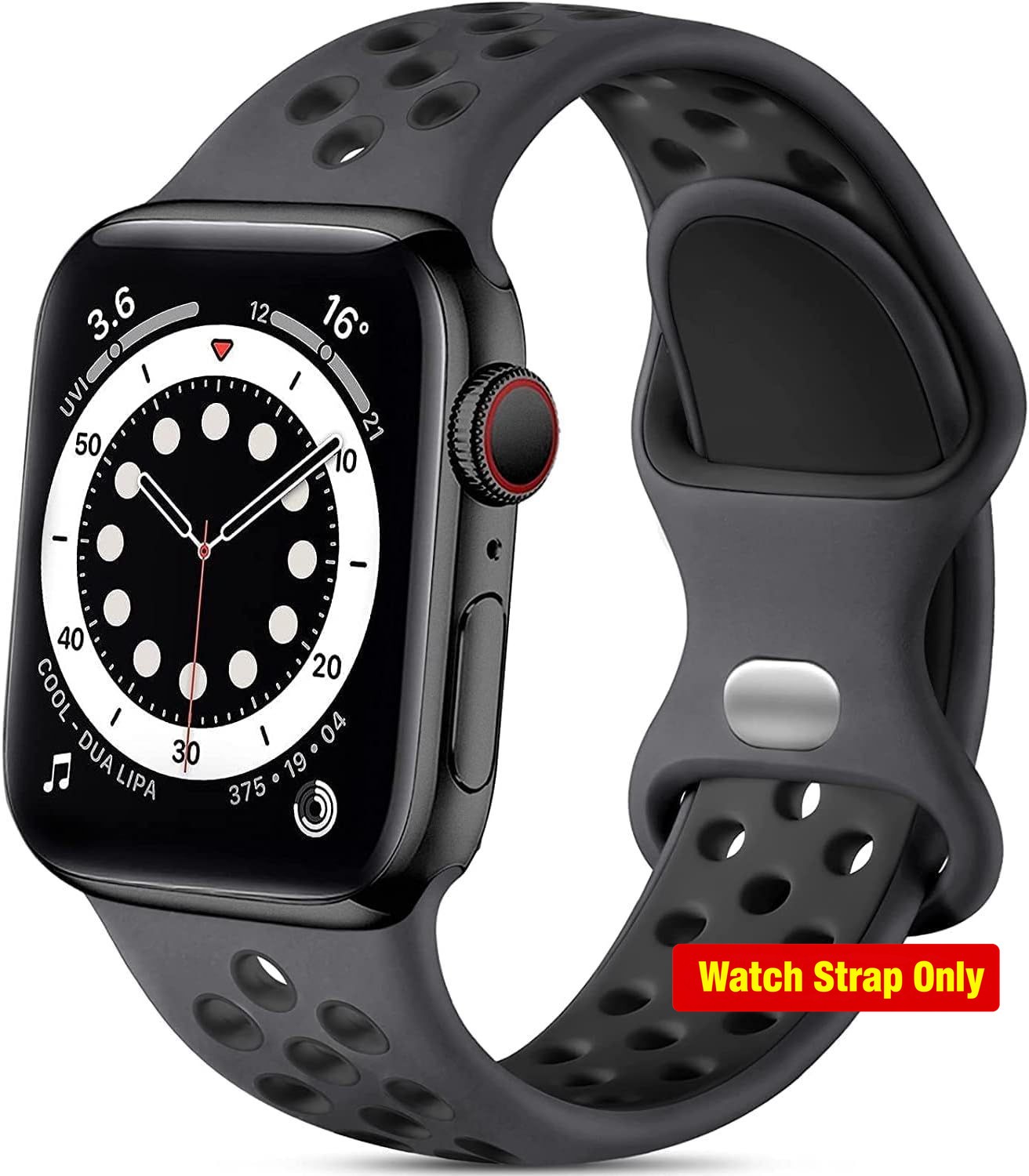 3 Pack Only Strap For Apple Watch Series 11 44mm Silicone Waterproof