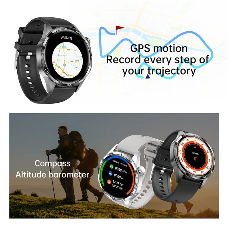 ChiBear Smart Watch 5 Pro GPS NFC Bluetooth Call AMOLED IP67 Men