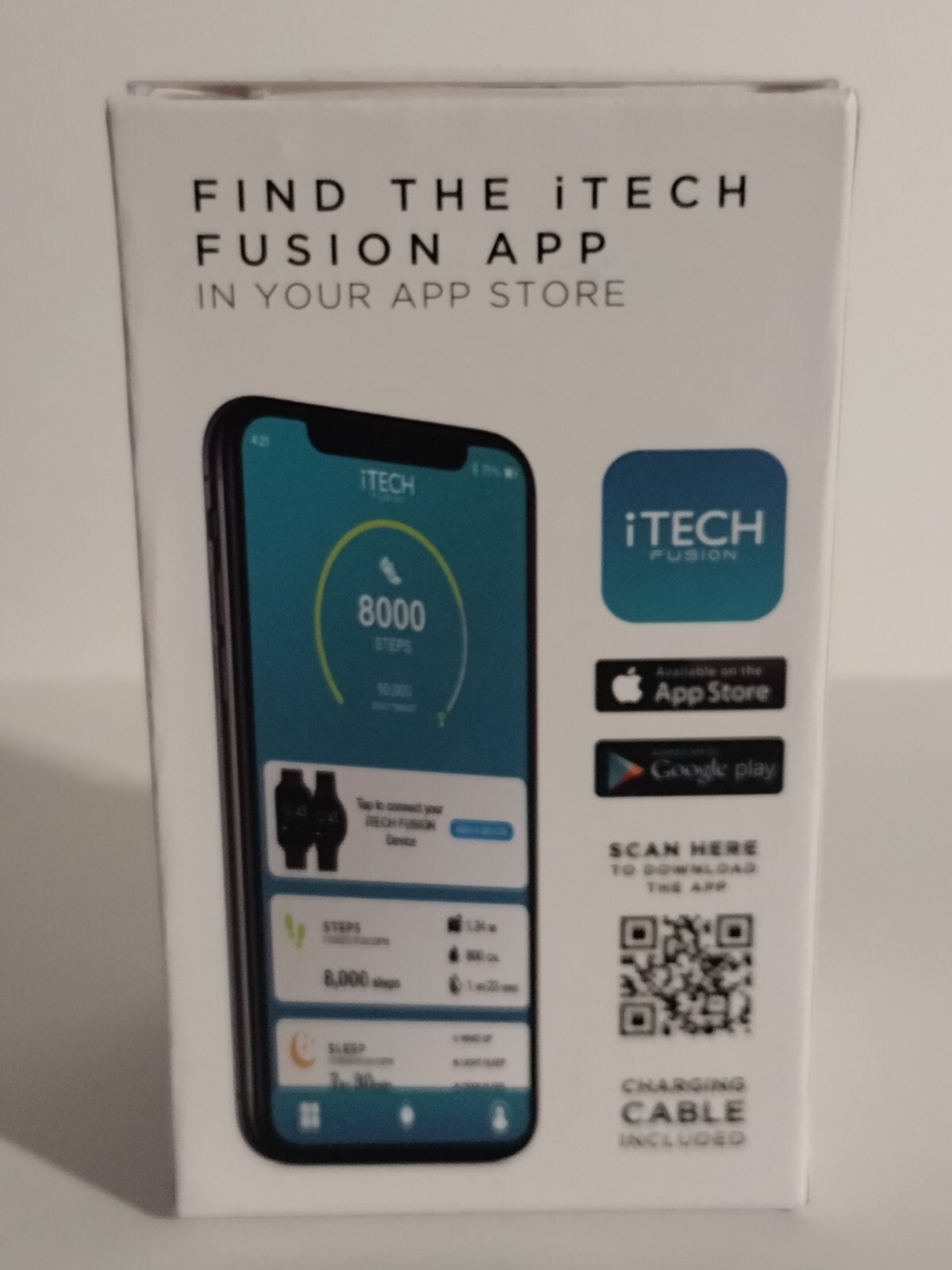 iTech Fusion Smart Watch – Rose Gold Face, Android & iOS Compatible