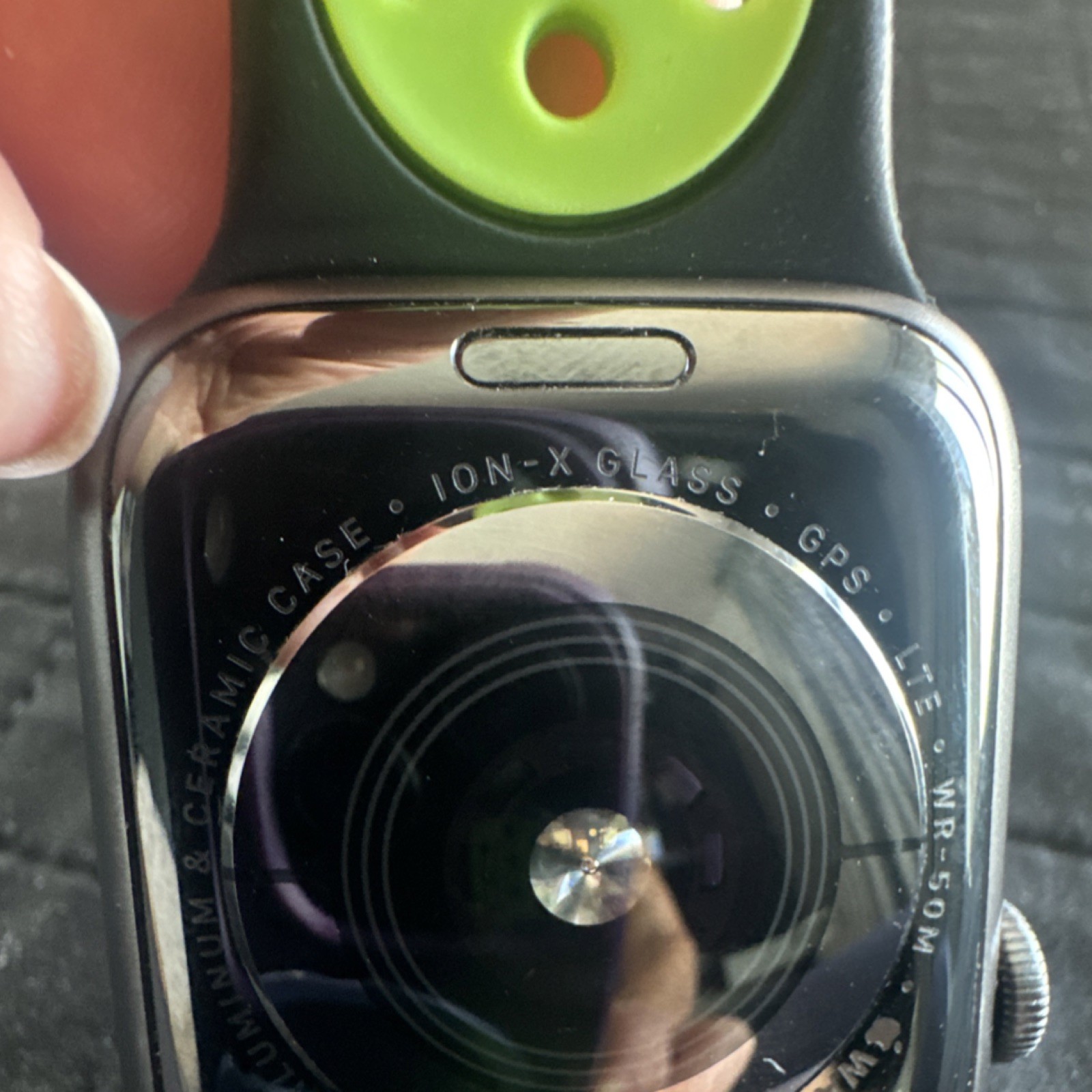 Apple Watch Series 5 44mm Aluminum/Ceramic Case GPS LTE WR-50M Silicone Bands