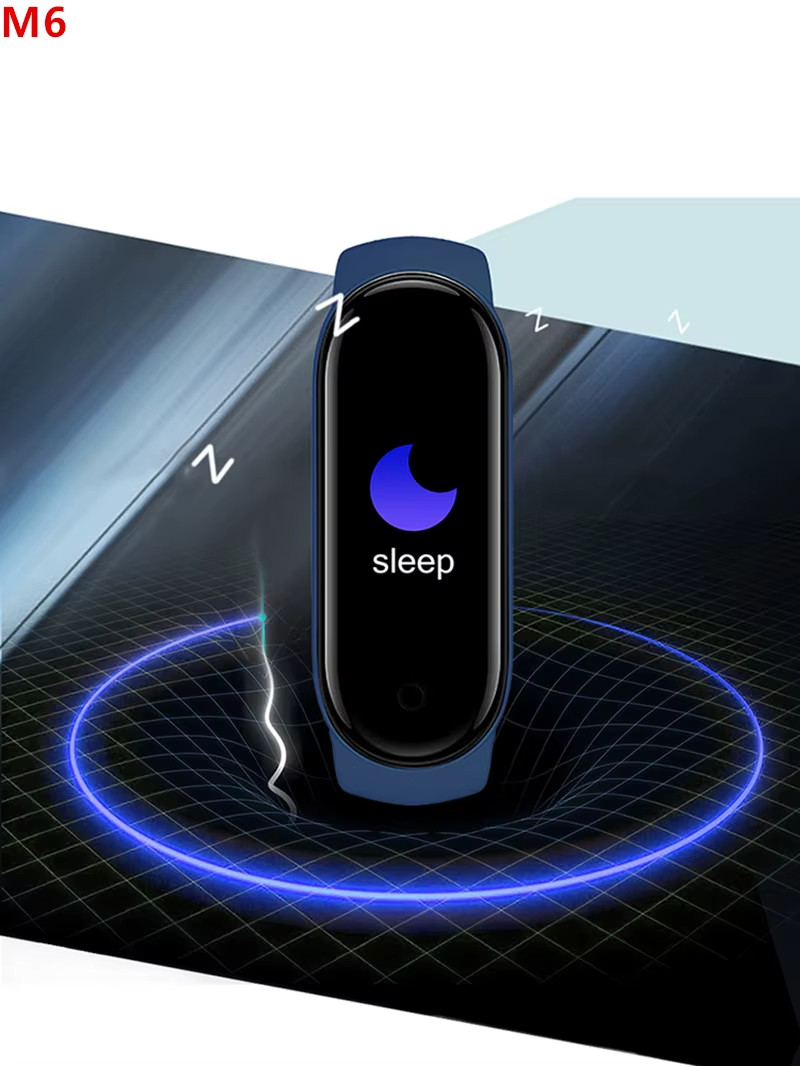 M6 Smart Watch Color Screen Step Counting Multi Sport Fitness Mode Message Remin