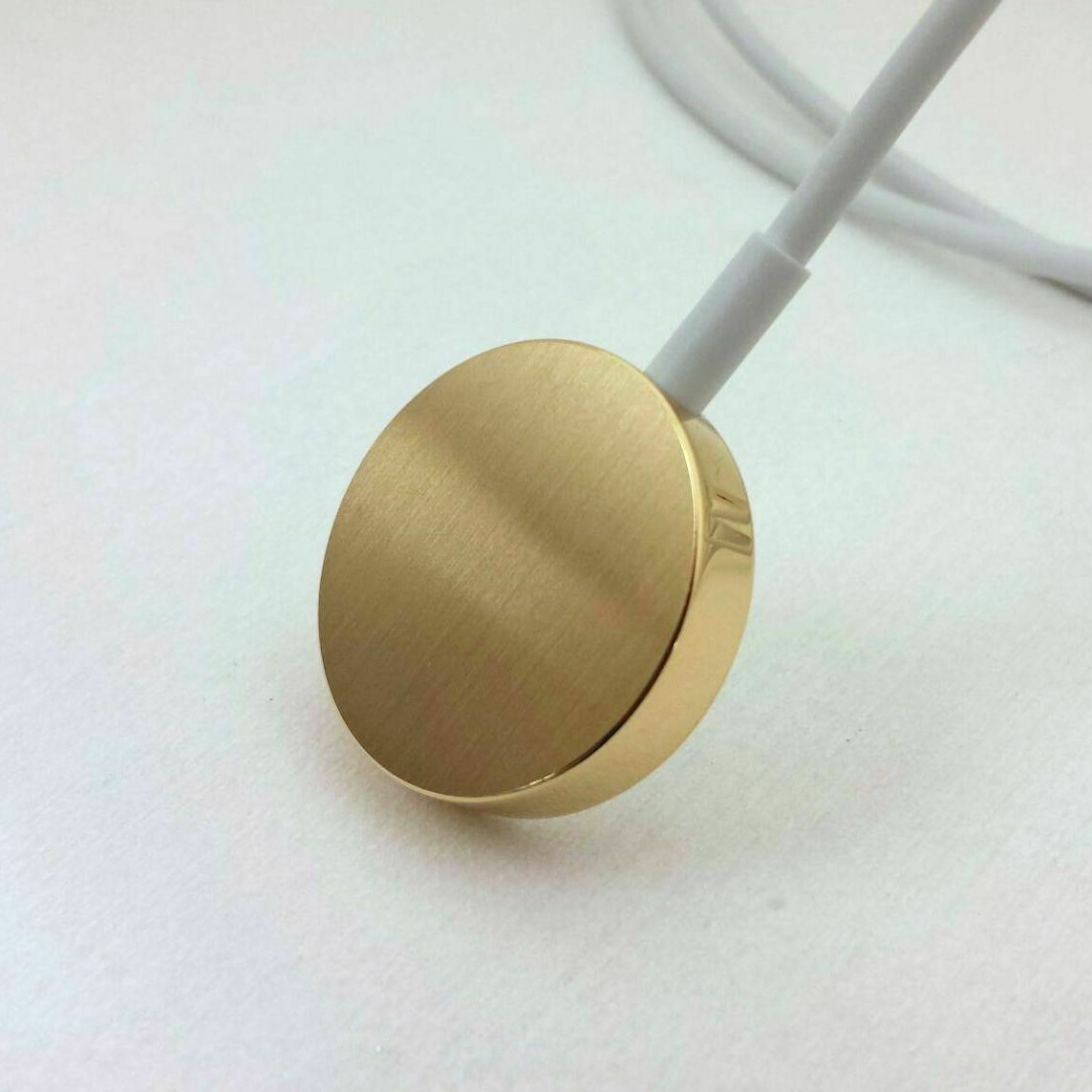 24K Gold Plated 42MM Apple Watch SERIES 2 with White Sport Band