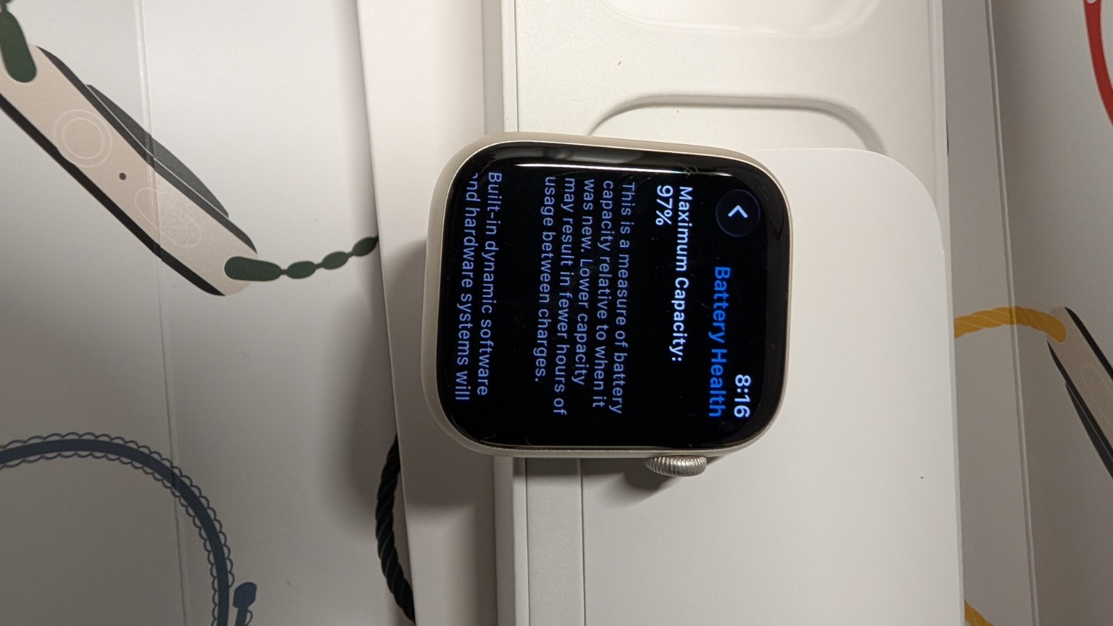 Apple Watch Series 8 GPS+Cellular 45mm Aluminum Starlight Unlocked A2774