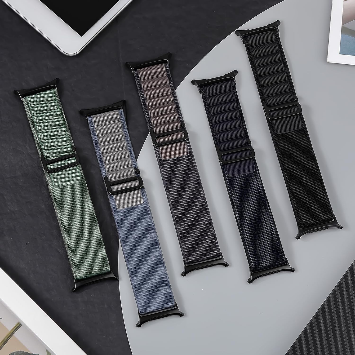 Rugged Fabric Nylon Strap Compatible with Samsung Galaxy Watch 7 Ultra 47mm