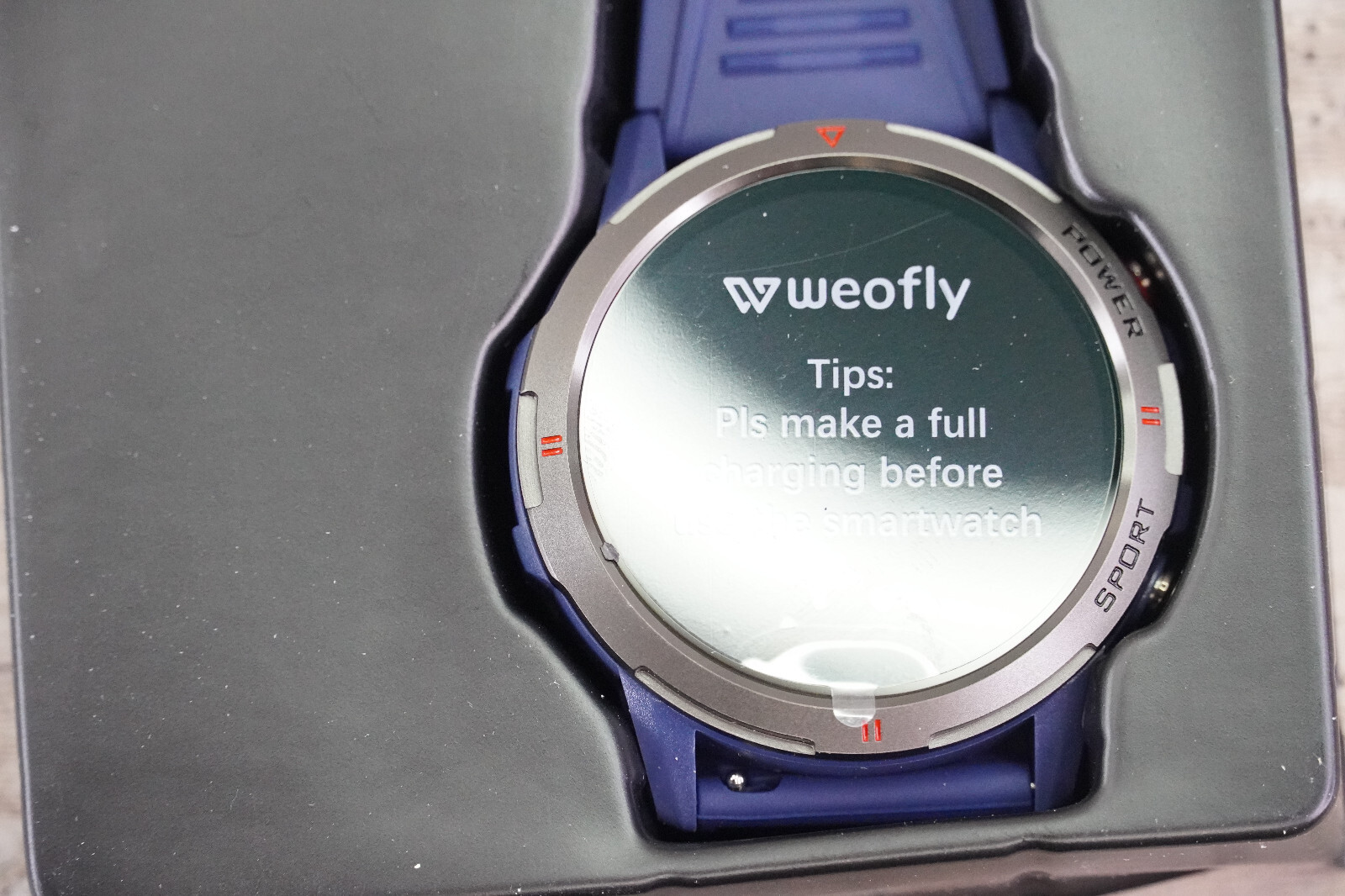 Weofly Explorer Navy 1.43″ AMOLED Display Bluetooth Call Tactical Sport Watch