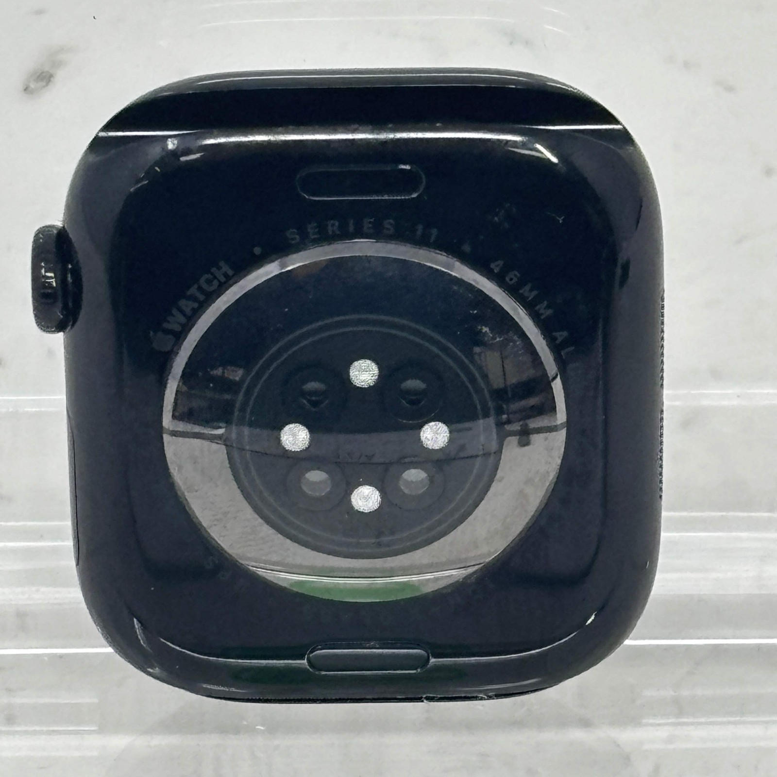 GPS Only Apple Watch Series 11 46MM Jet Black Aluminum Black Sport Band MEUX4LW/