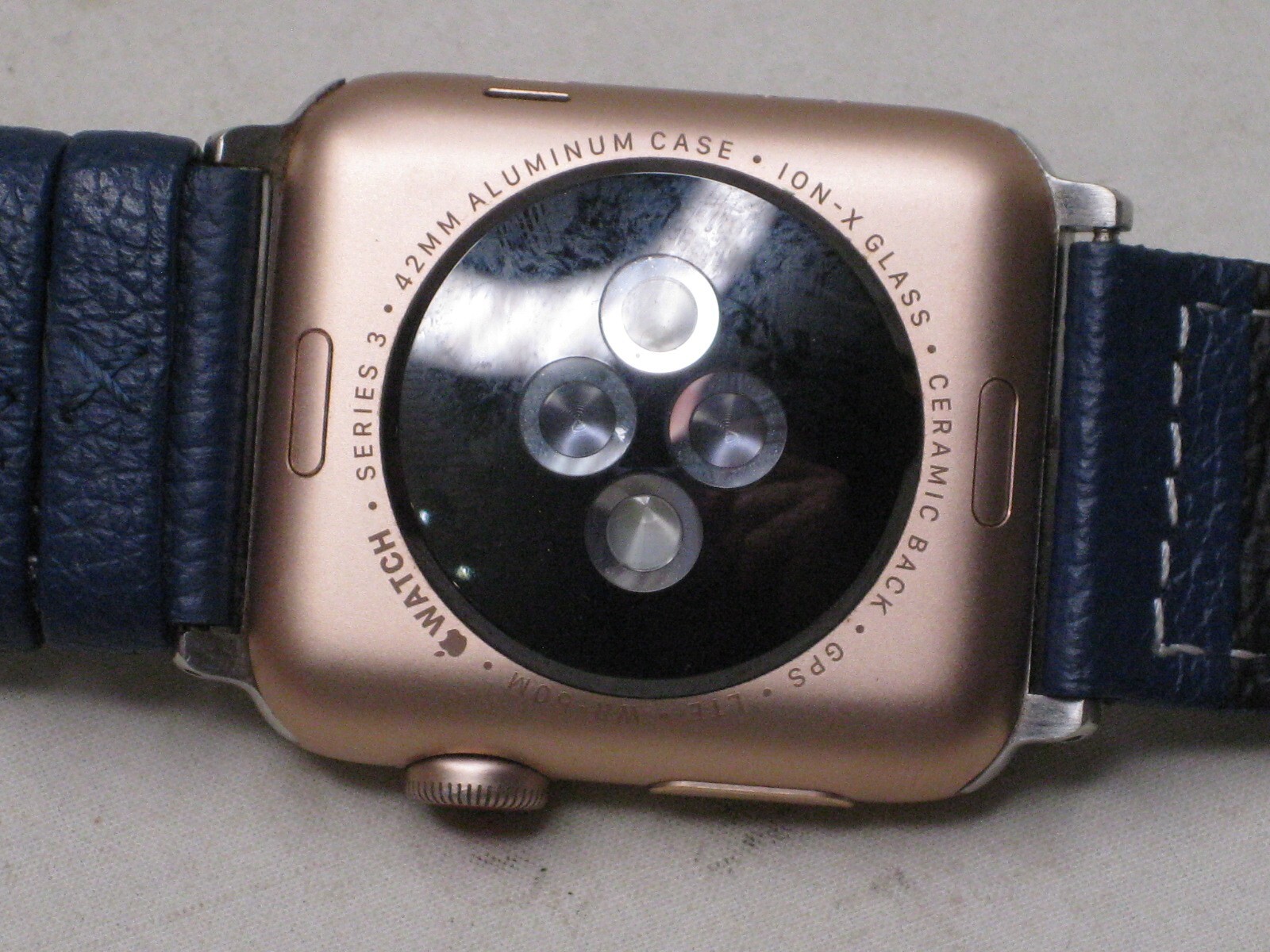 not tested Apple Watch Series 3 Aluminum case WR-50M wristwatch