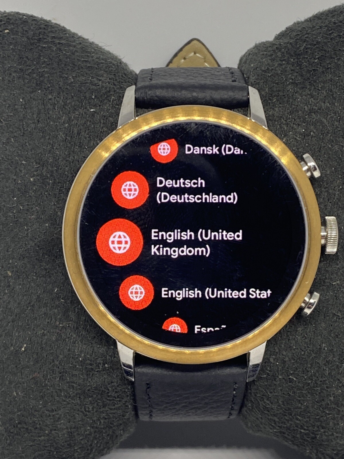 Fossil Gen 4 Authentic Digital Dial Smart Watch Custom Band FTW6016 AB588