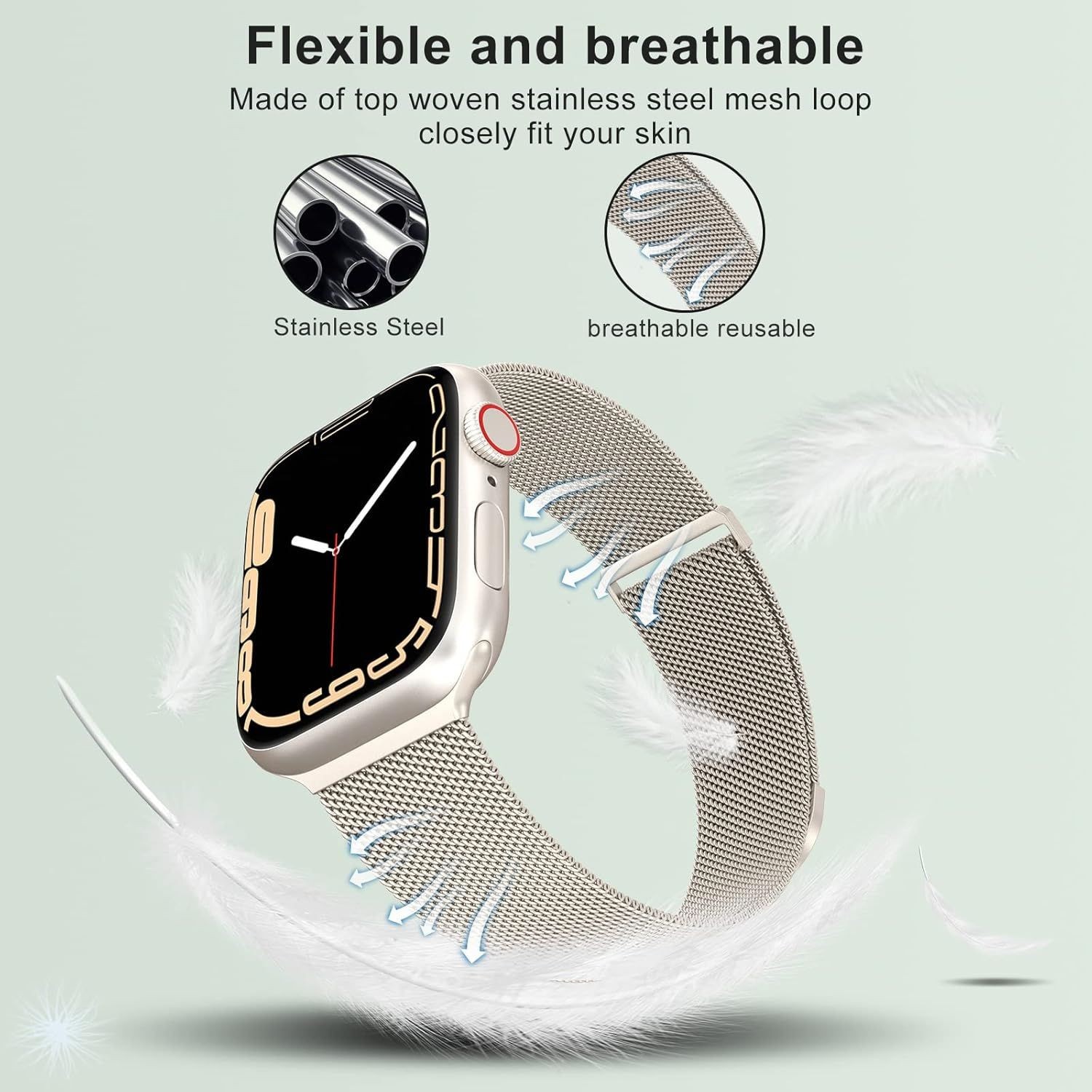 Only Case For Apple Watch Series 8 7 6 5 4 SE3 SE2 38mm 40mm 41mm 42mm Metal