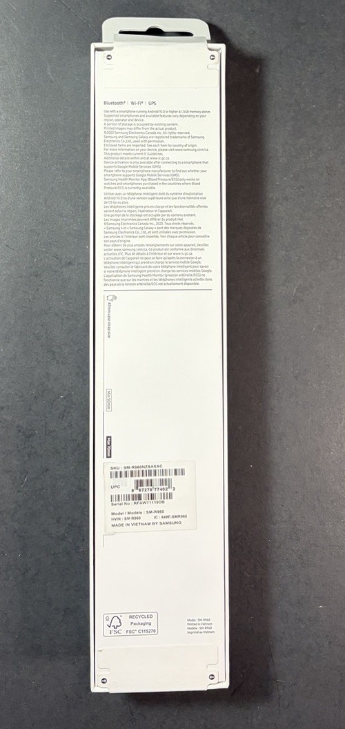 Official Samsung Galaxy Watch 6 47mm SM-R960 [ Silver ] NEW