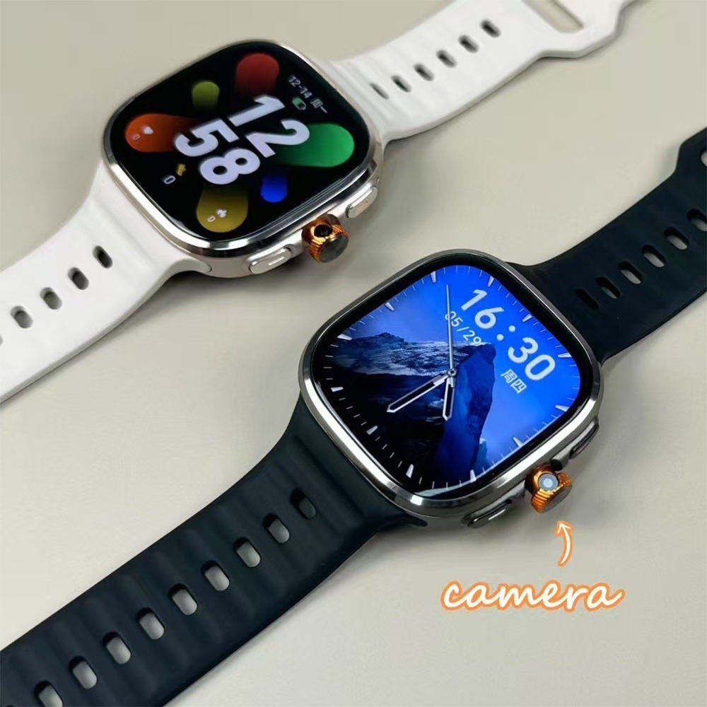 2026 Android Smart Watch SIM Card GPS WiFi Rotating Camera AMOLED Phone Watch