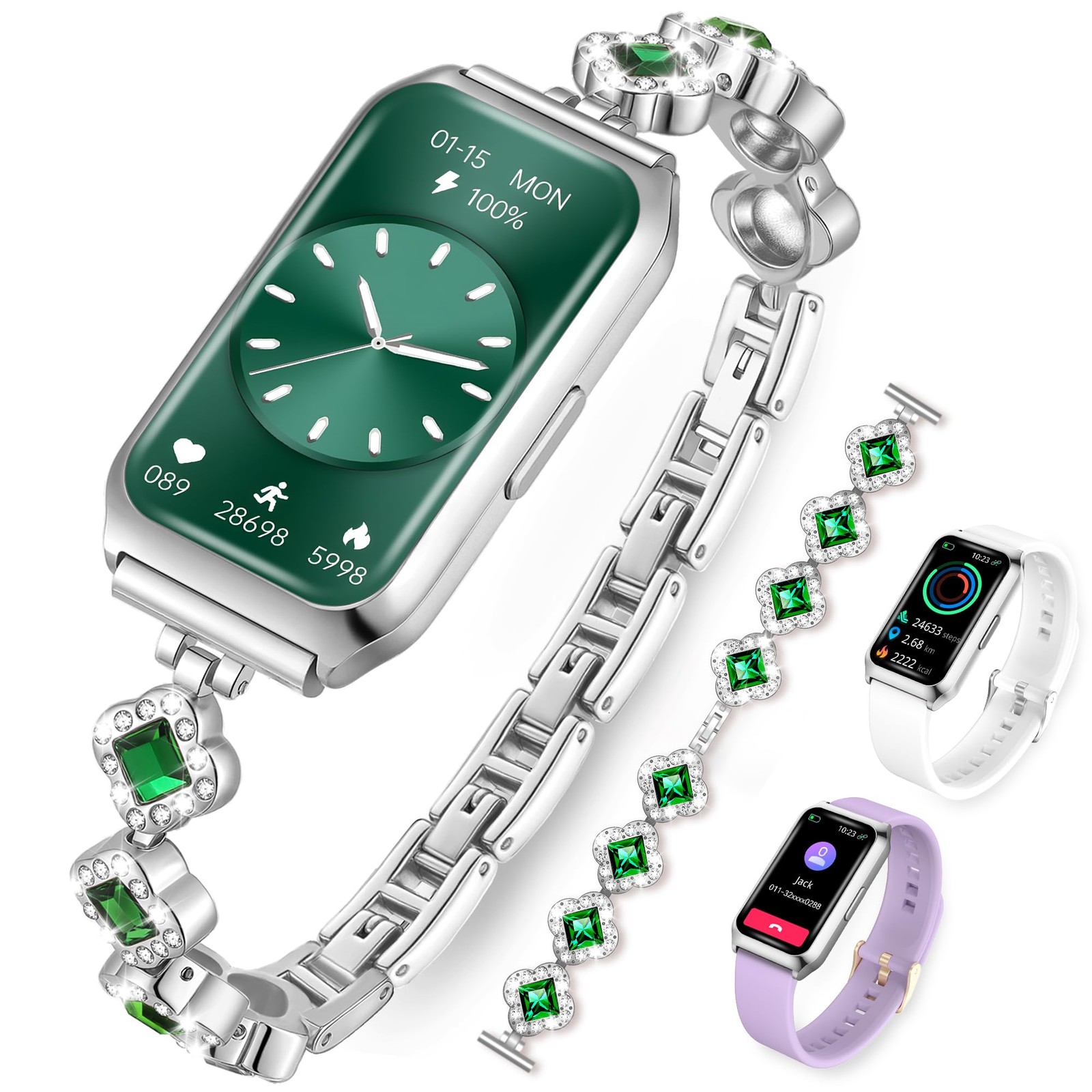Smart Watches for Women,Fitness Tracker Watches with Sleep Monitor/Heart Rate…