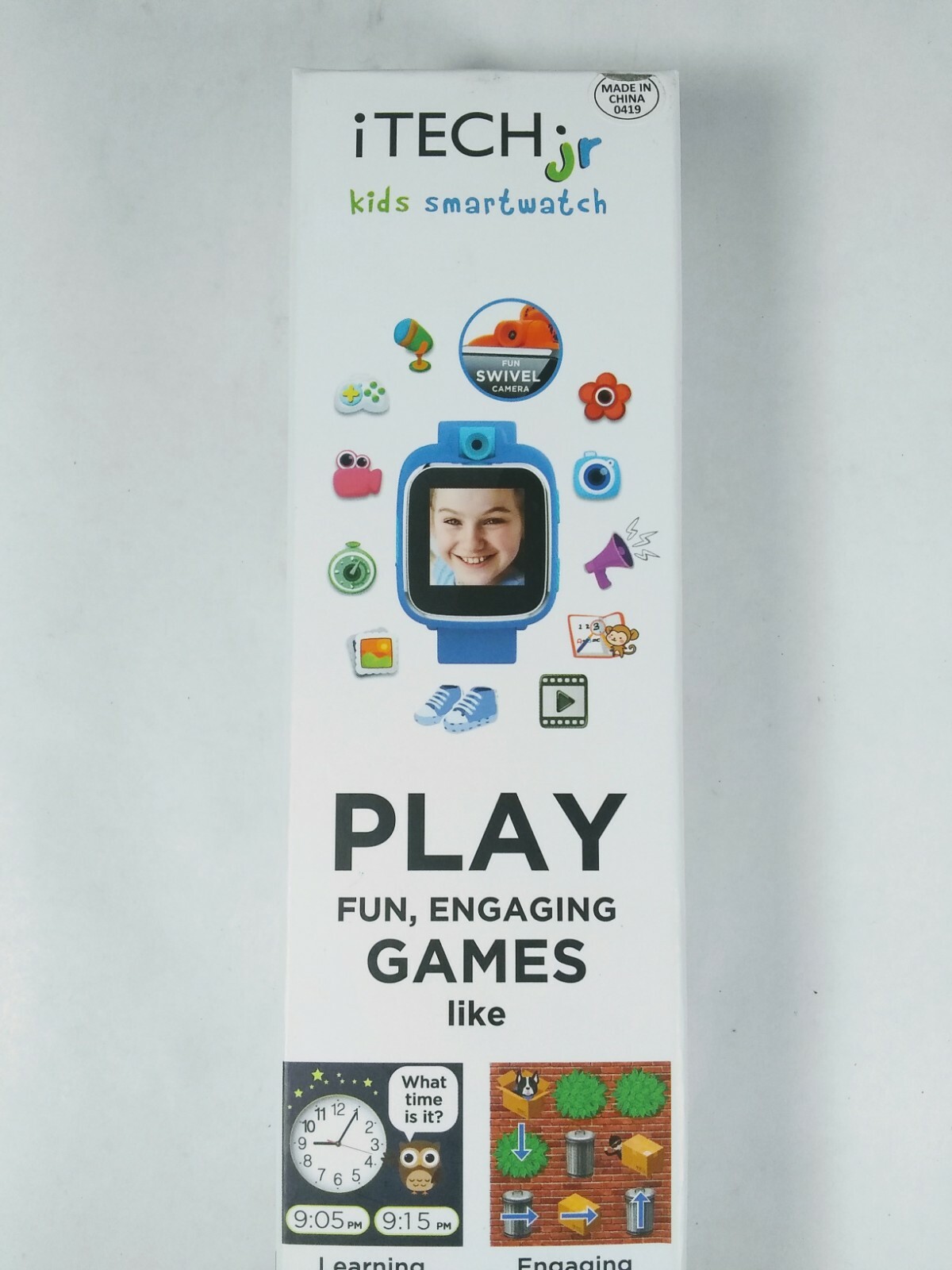 iTech Jr. Kids Smartwatch Rainbow Polka Dots.With Games And More.