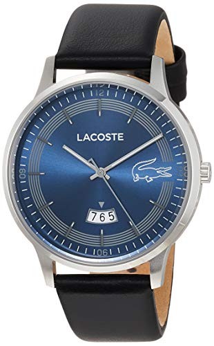 Lacoste 2011034 MADRID Watch with Blue Leather Strap and Quartz Movement Japan