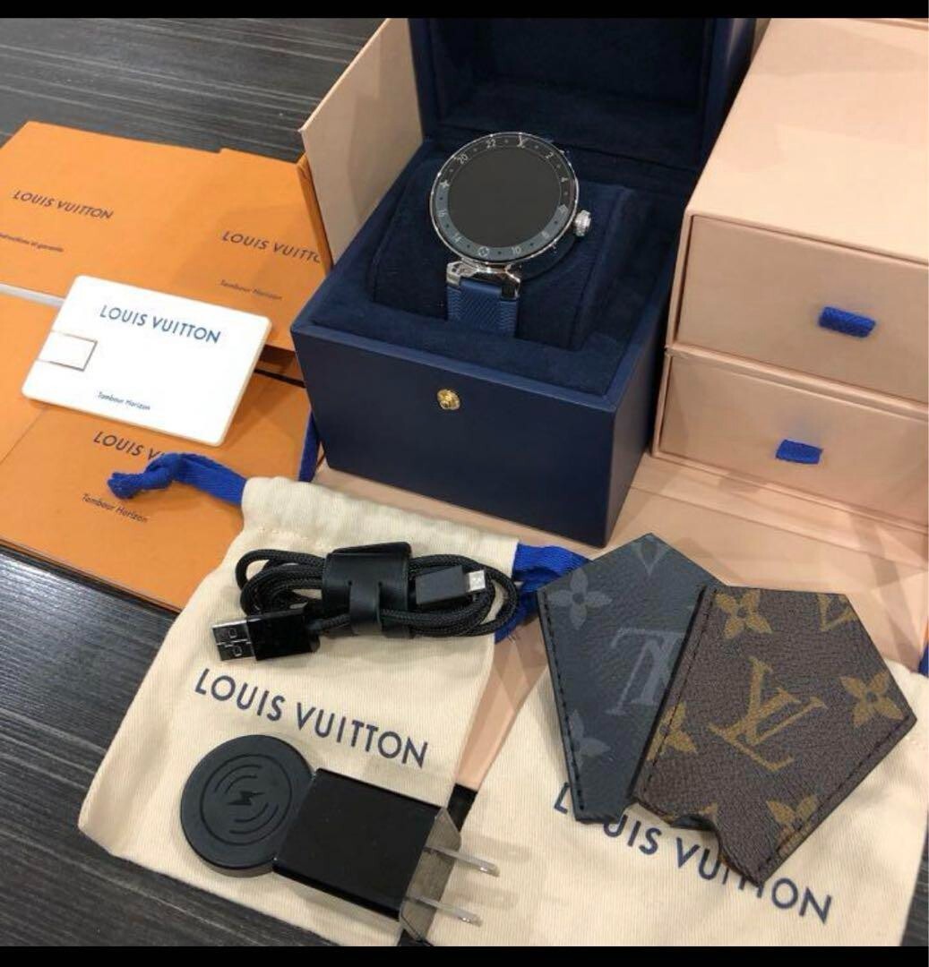 LOUIS VUITTON Tambour Horizon V2(QA052Z) Stainless Steel Men’s Watch VeryGood