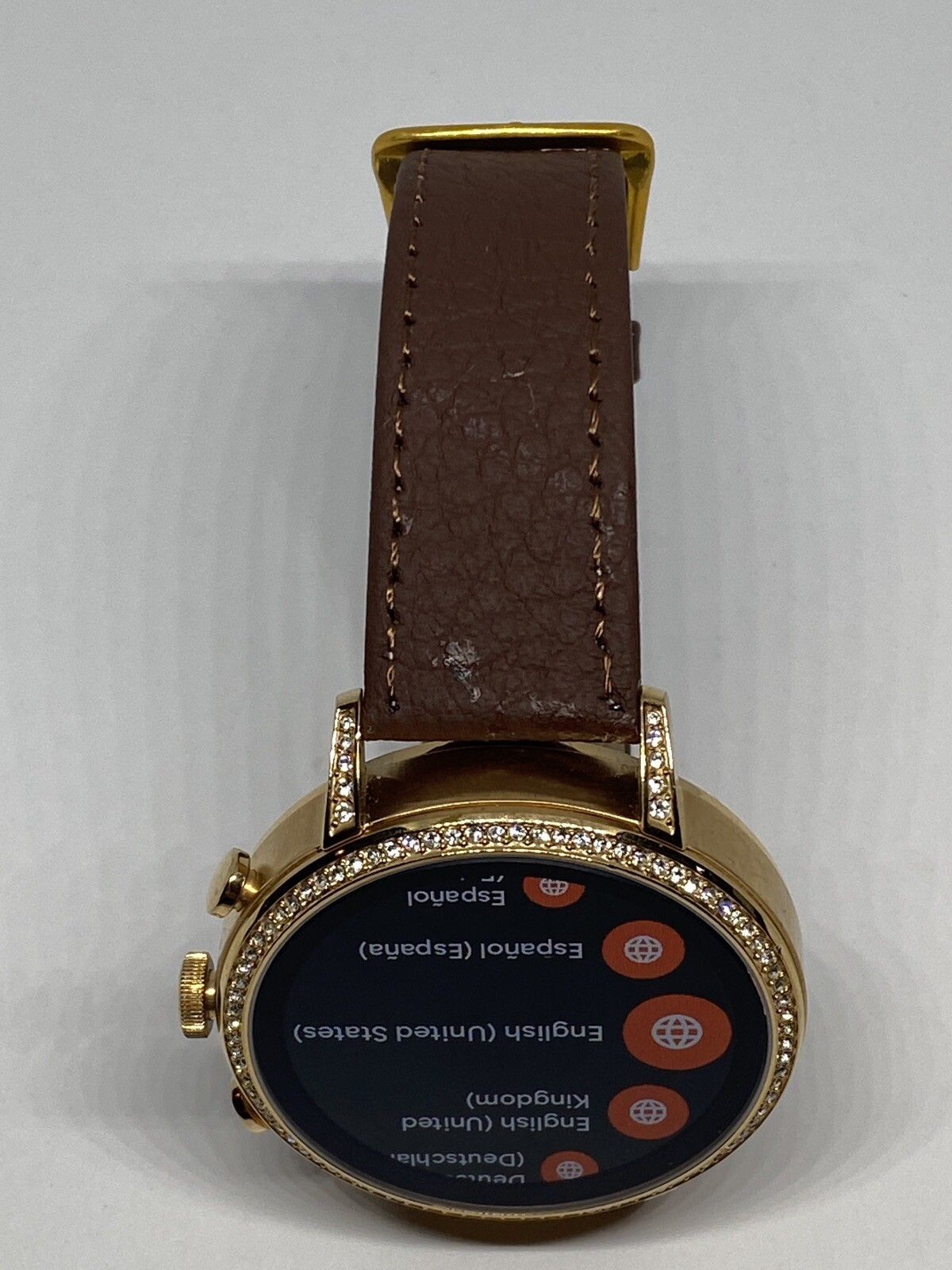 Fossil Gen 4 Authentic Digital Dial Smart Watch Custom Band FTW6015 AB574