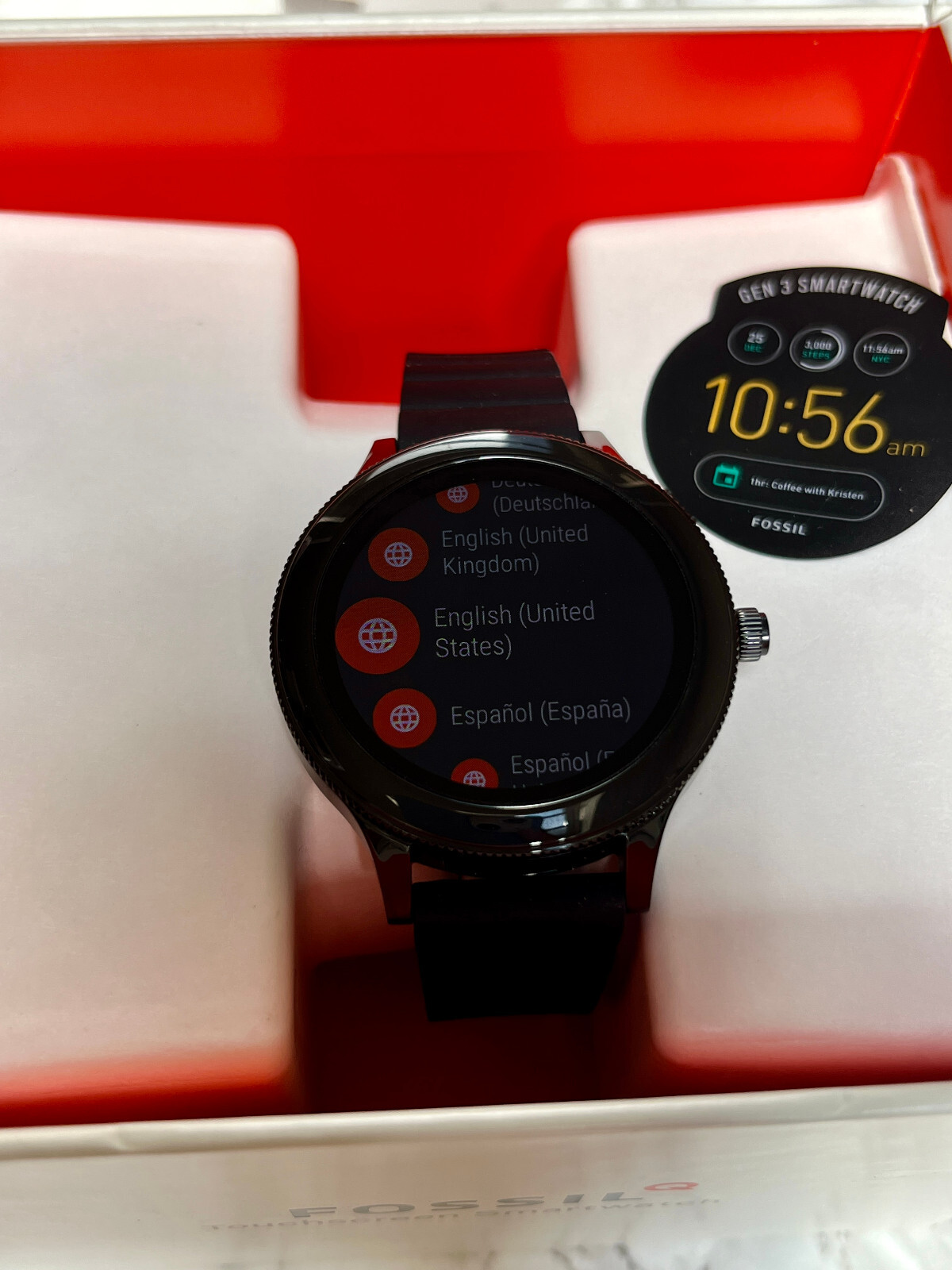 *Fossil Q Women’s Gen 3 Venture Stainless Steel and Silicone Smartwatch FTW6009*