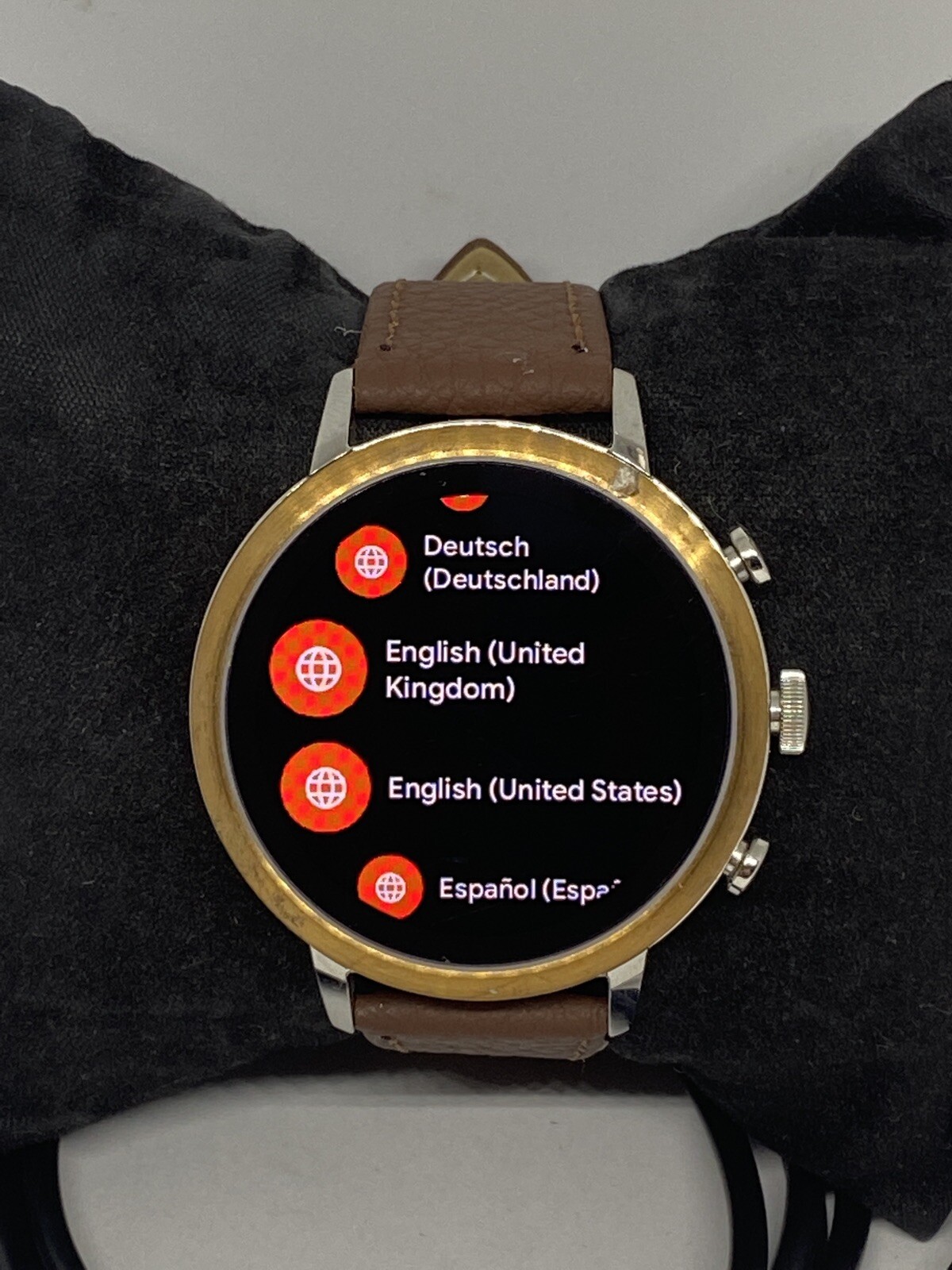 Fossil Gen 4 Authentic Digital Dial Smart Watch Custom Band FTW6016 AB376