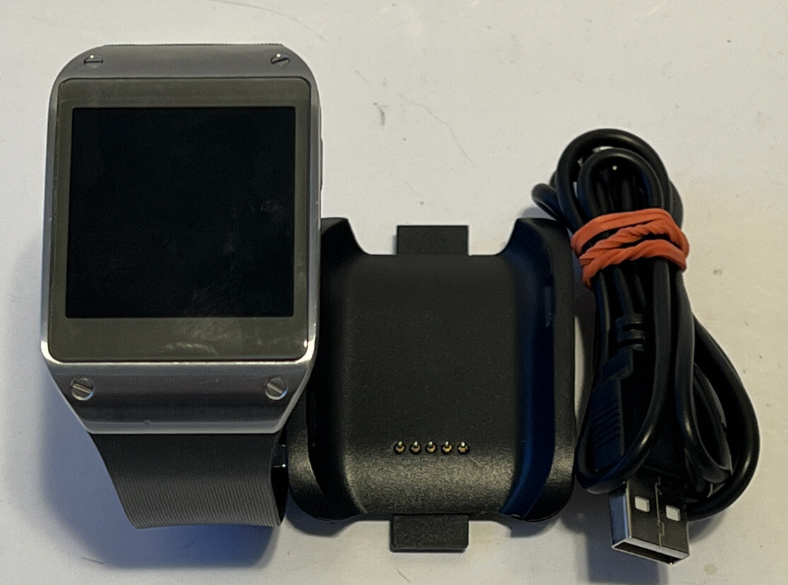 Samsung SM-V700 Galaxy Gear Smart Watch – Black Stainless Steel AS IS