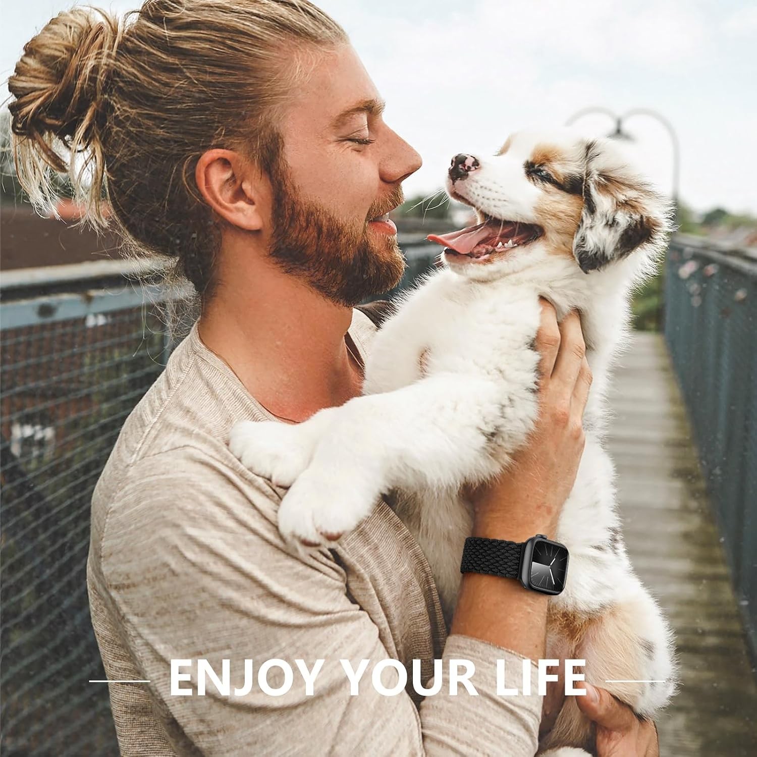 Braided Solo Loop Strap Compatible with Apple Watch 38mm 40mm 41mm
