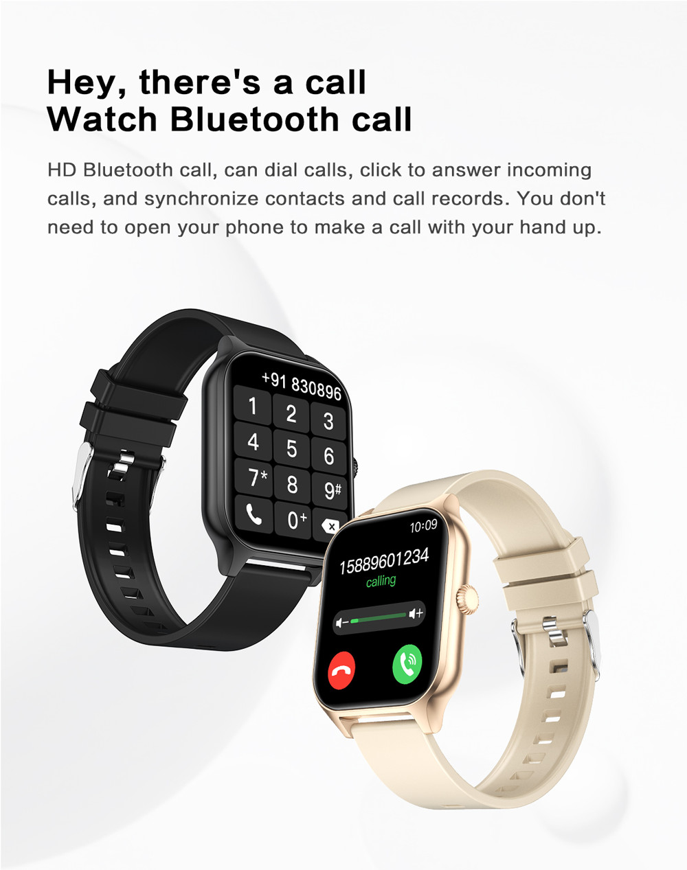 Bluetooth Smart Watch Men Women Fitness Tracker Watch For iOS Android Phones