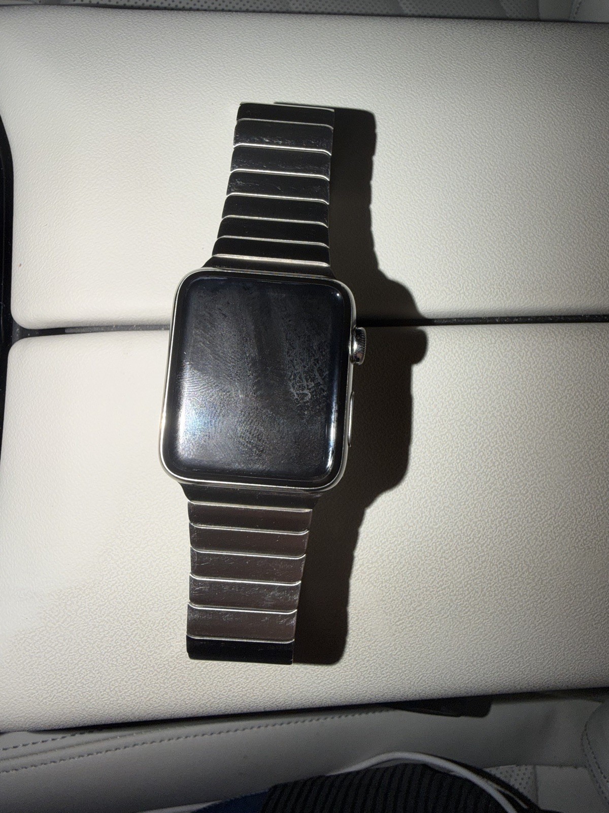 Apple Watch Series 3 42 mm Black stainless steel w black band (GPS + Cellular)