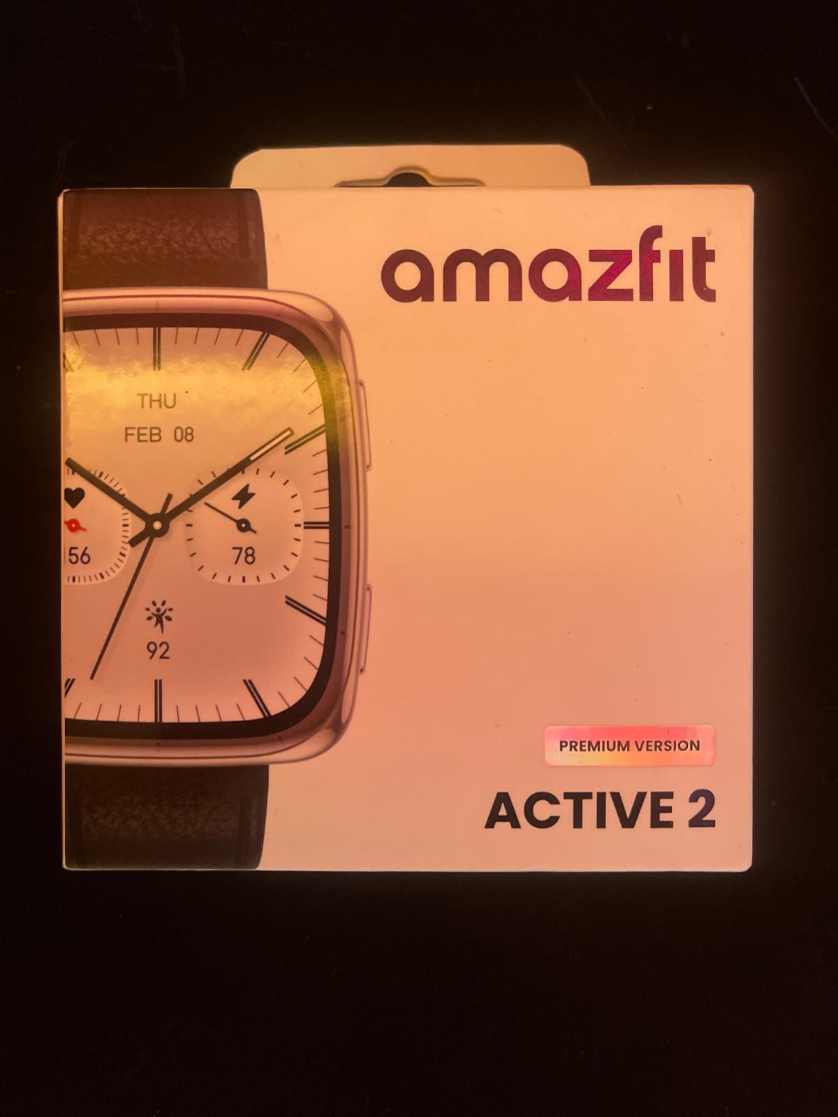 Amazfit Active 2 Premium Smart Watch (Square) – Brand New SEALED