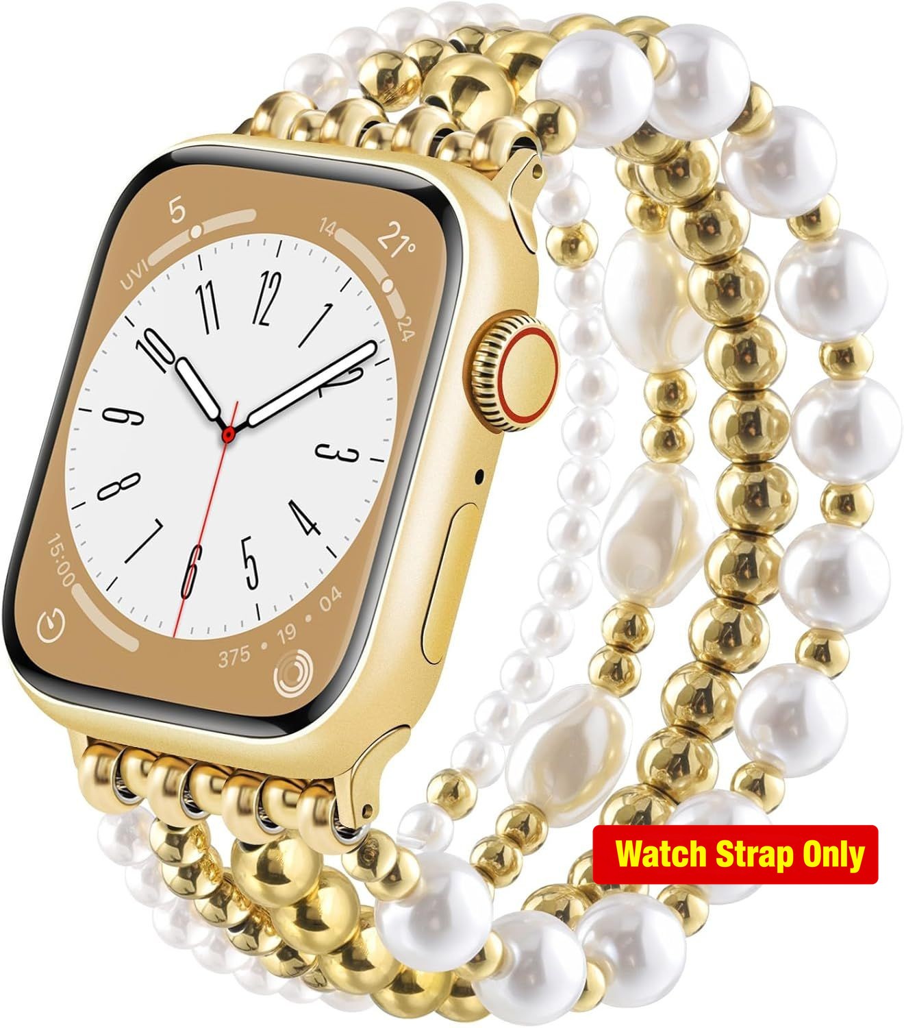Cute Handmade Beaded Bracelet for Apple Watch Bands Series 1-7, 38mm-44mm