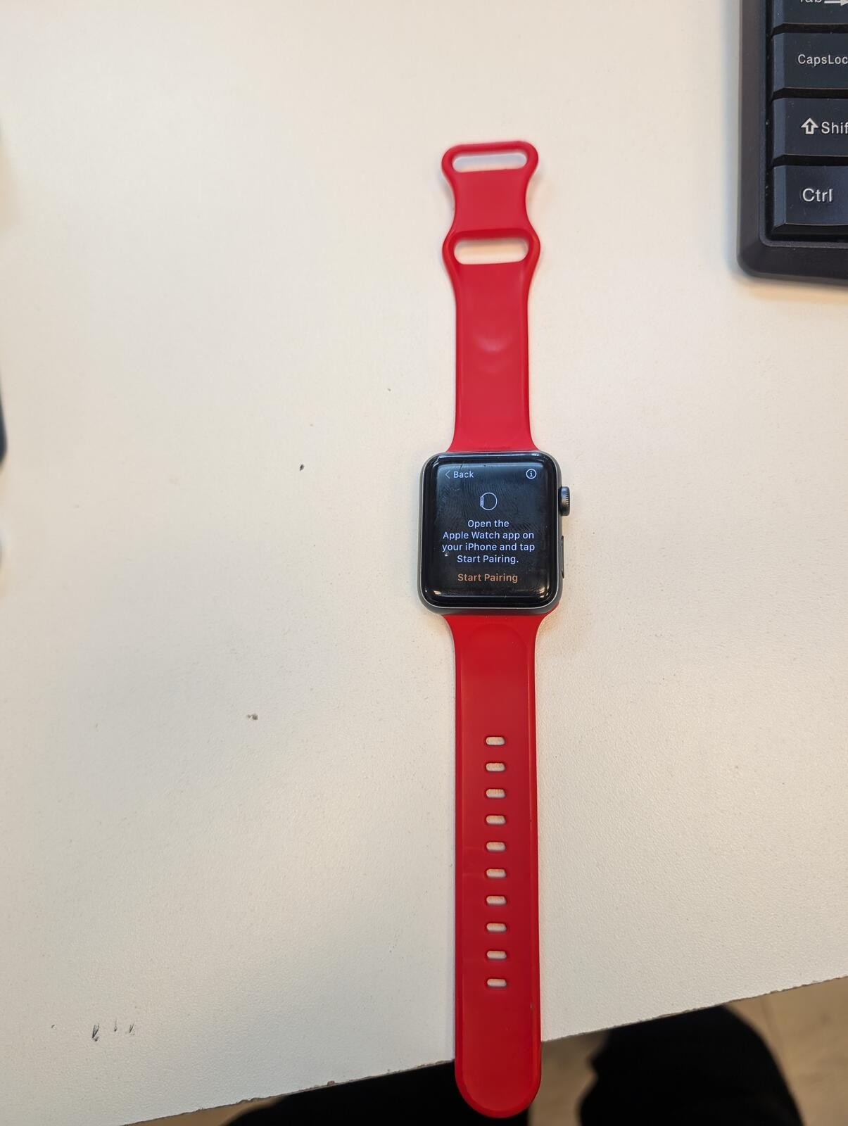 Apple Watch Series 3 42mm with Red Sports Free Shipping
