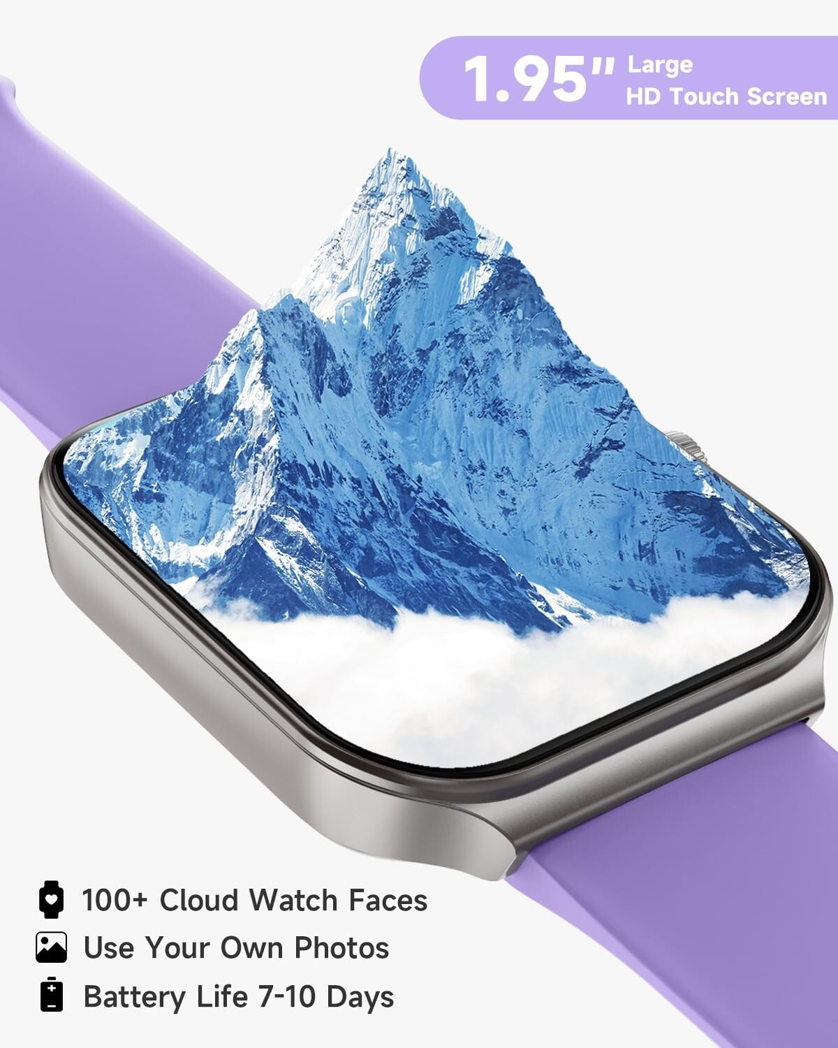 2025 Smart Watch For Men/Women, Waterproof Smartwatch Bluetooth iPhone Samsung