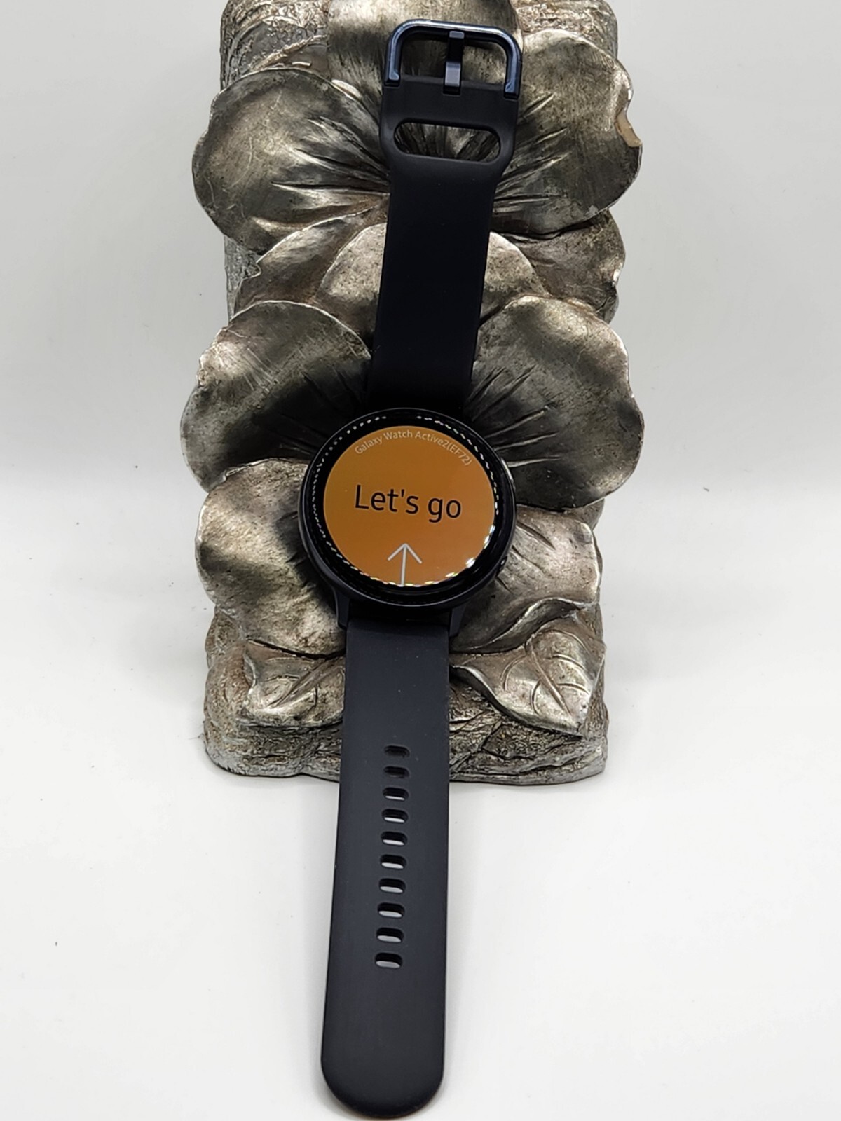 Samsung Galaxy Watch Active 2 SM-R820 44mm Aluminum Case,used, black band #177