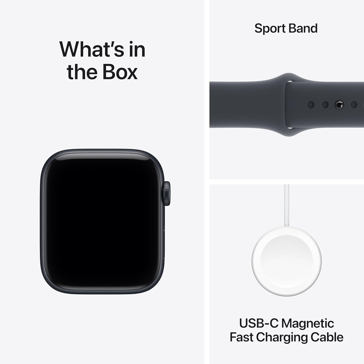 Apple Watch SE 3 44mm Midnight A.Case/Midnight Sport Band M/L (VERIZON)