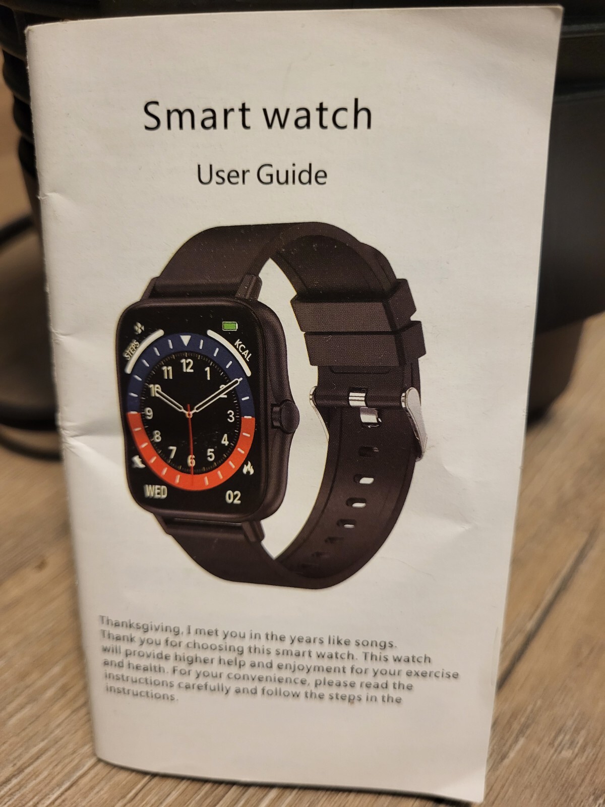 EGQINR Smart Watch with Bluetooth Call Answer/Dial – Black