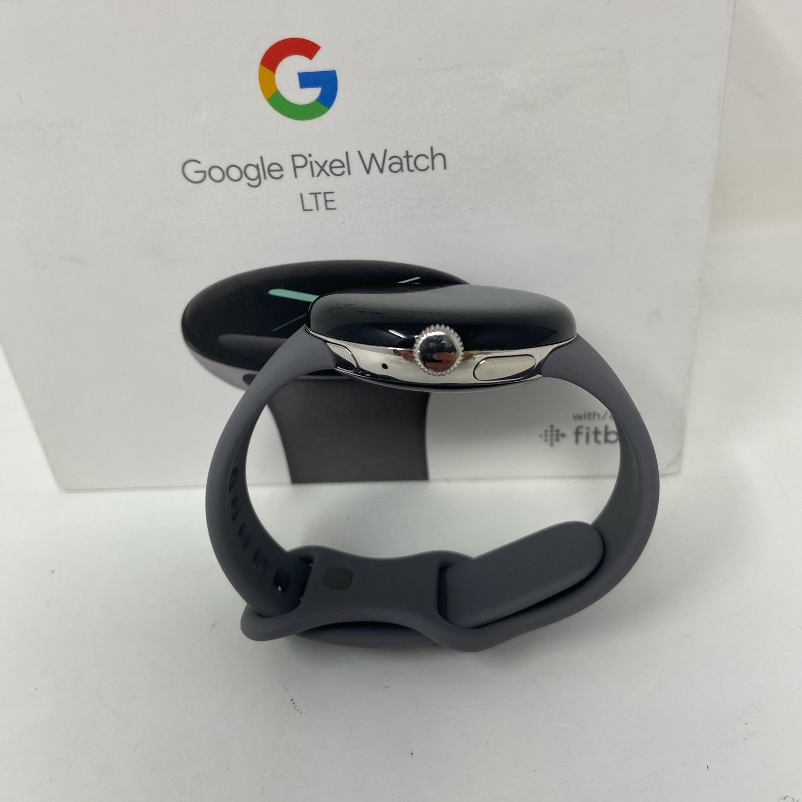 Google Pixel Watch LTE 41mm Polished Silver/Charcoal GA03304-US