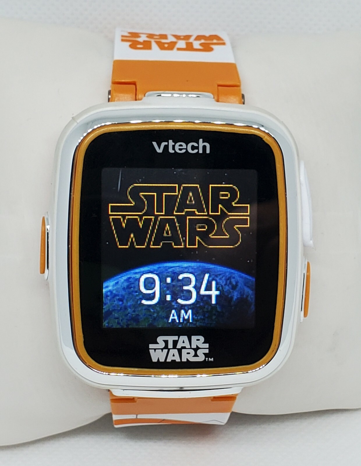 Rare VTECH Star Wars White Orange Smartwatch D5